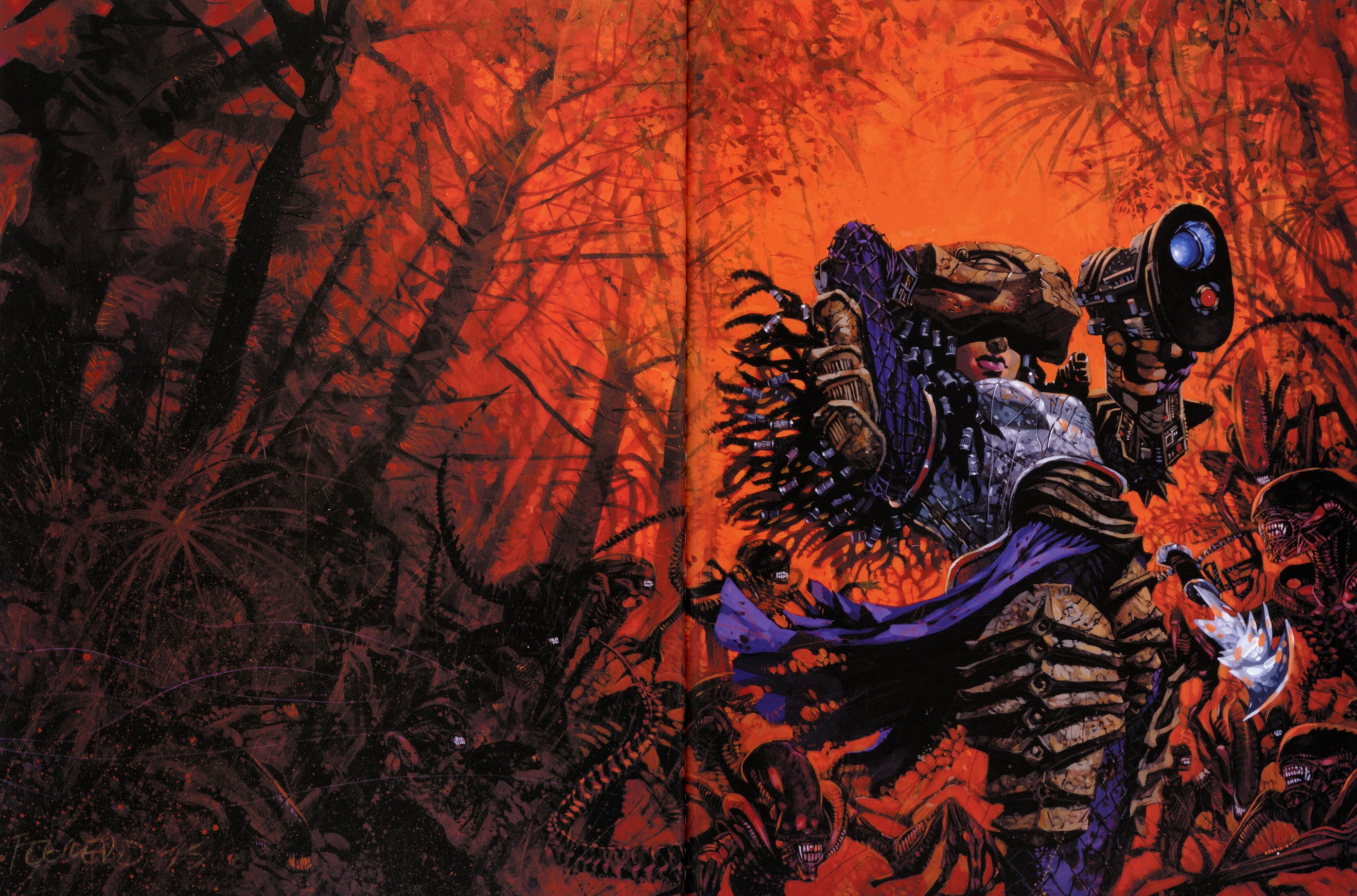 Read online Aliens/Predator: Panel to Panel comic -  Issue # TPB (Part 2) - 47
