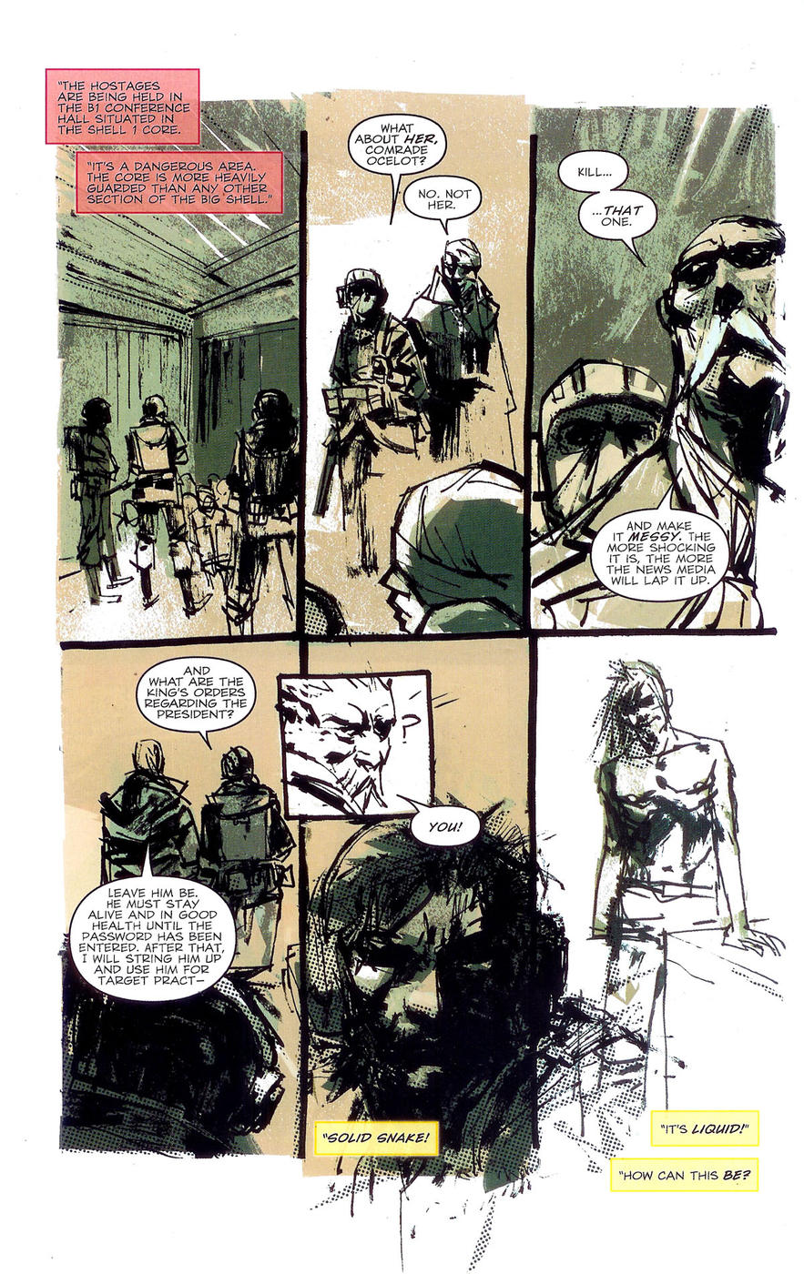 Read online Metal Gear Solid: Sons of Liberty comic -  Issue #4 - 19