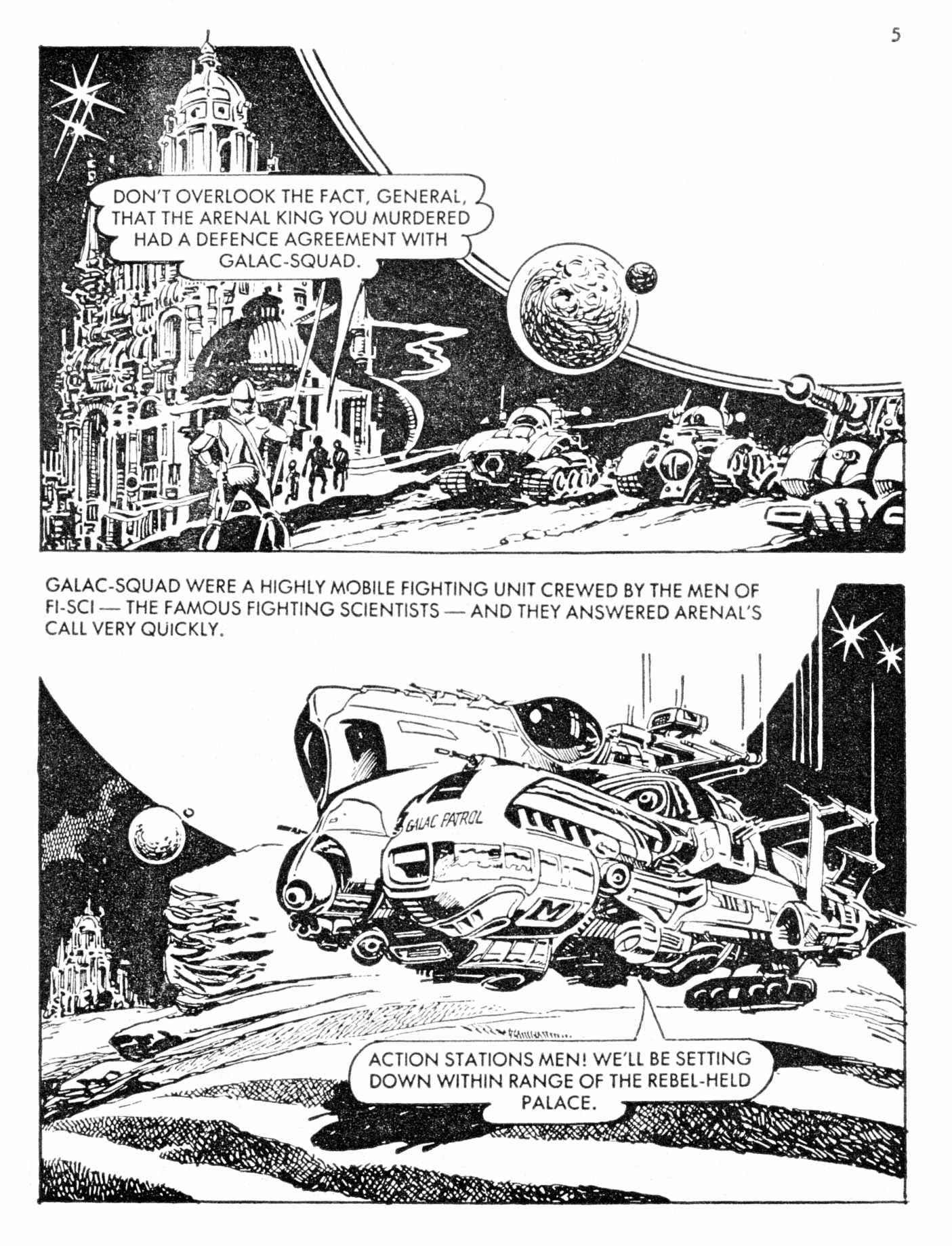 Read online Starblazer comic -  Issue #146 - 5