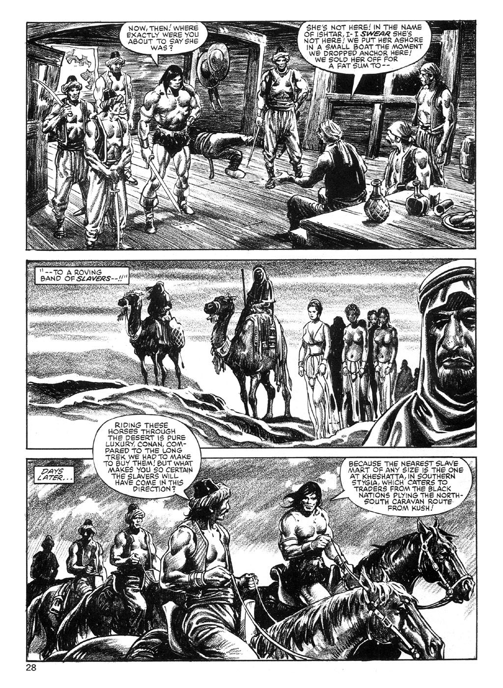 Read online The Savage Sword Of Conan comic -  Issue #89 - 28