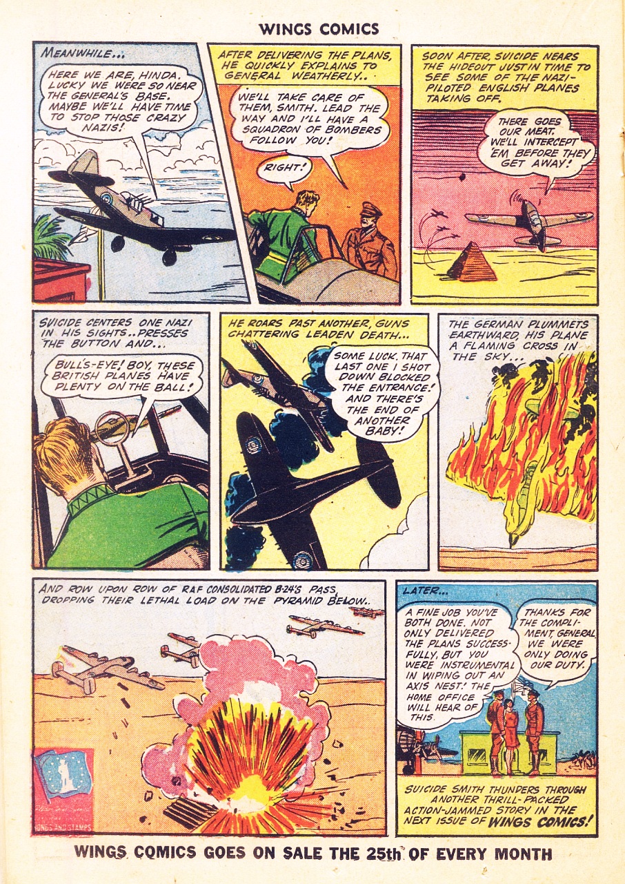 Read online Wings Comics comic -  Issue #34 - 32