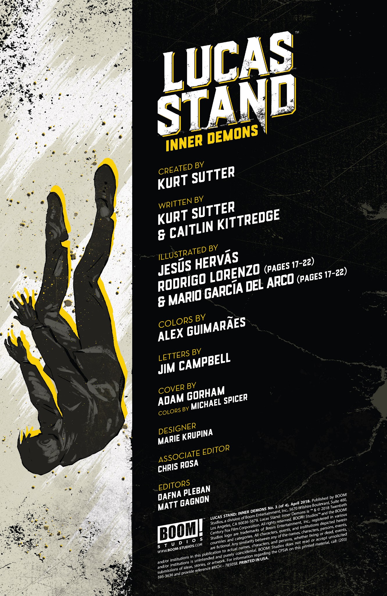 Read online Lucas Stand: Inner Demons comic -  Issue #3 - 2