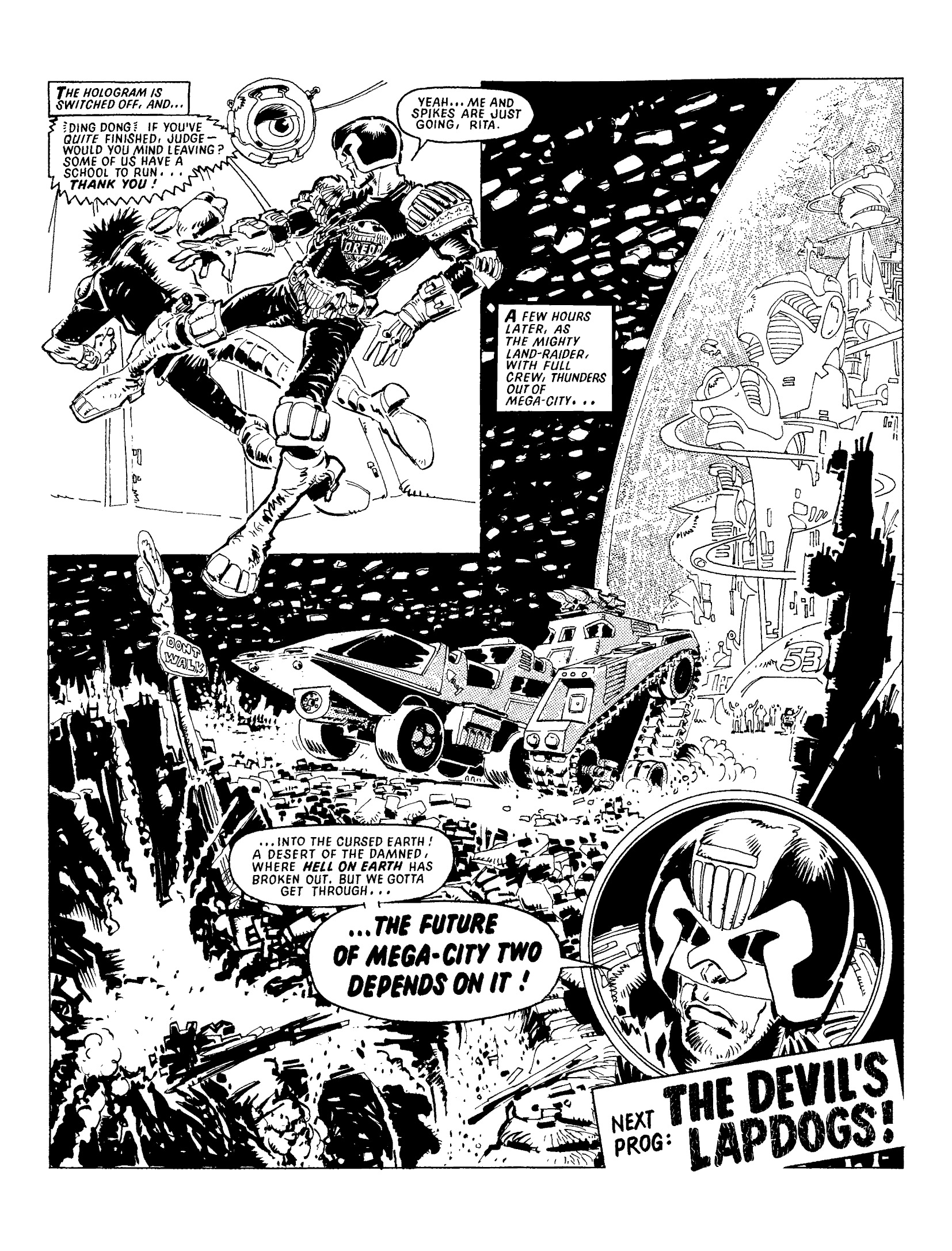 Read online Judge Dredd: The Cursed Earth Uncensored comic -  Issue # TPB - 18