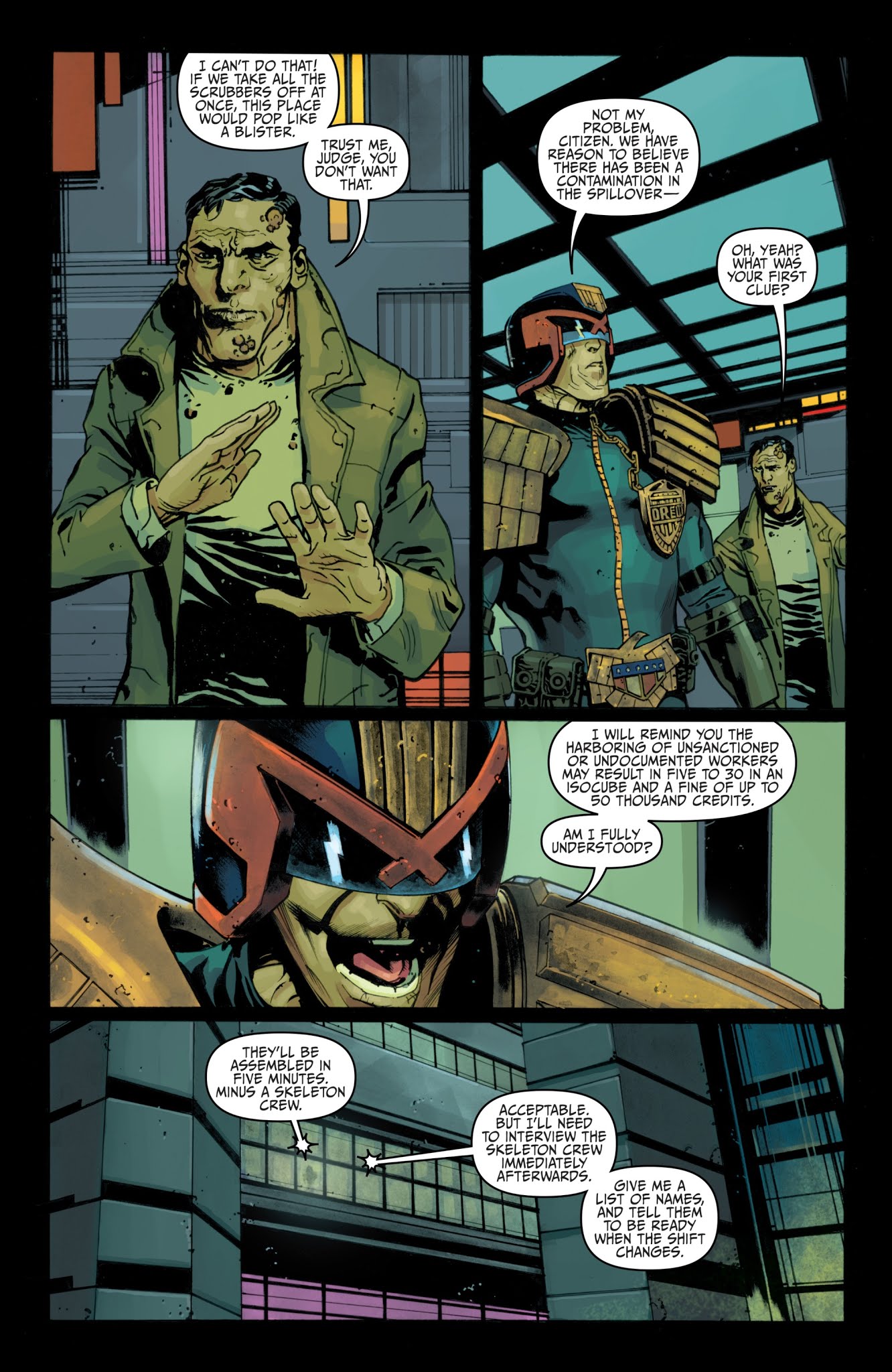 Read online Judge Dredd: Toxic comic -  Issue #1 - 11