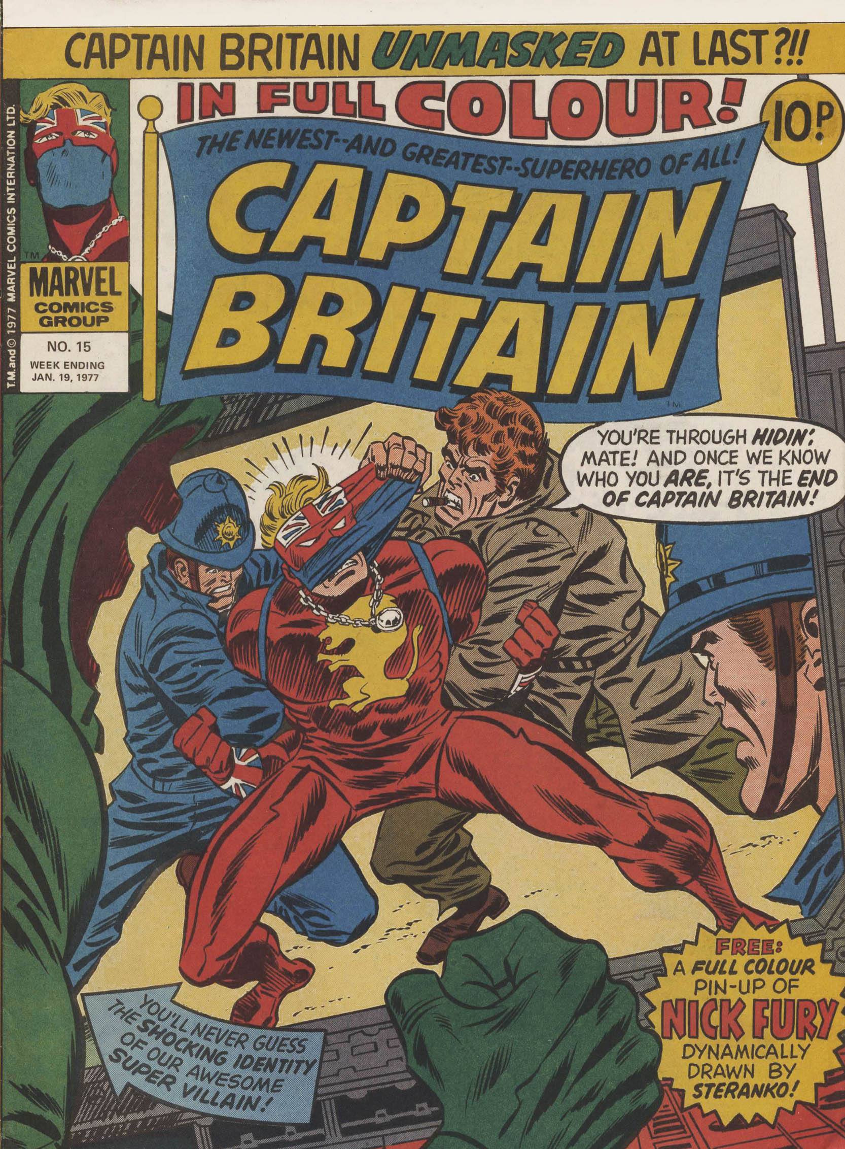Read online Captain Britain (1976) comic -  Issue #15 - 1