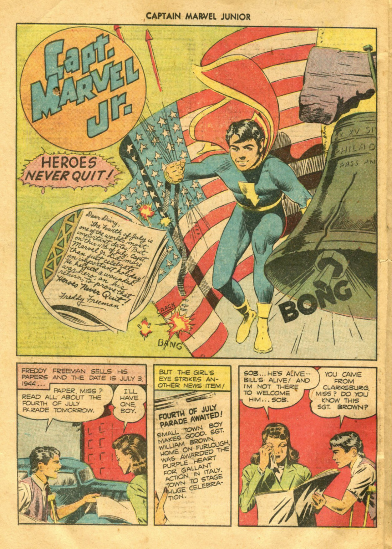 Read online Captain Marvel, Jr. comic -  Issue #21 - 4