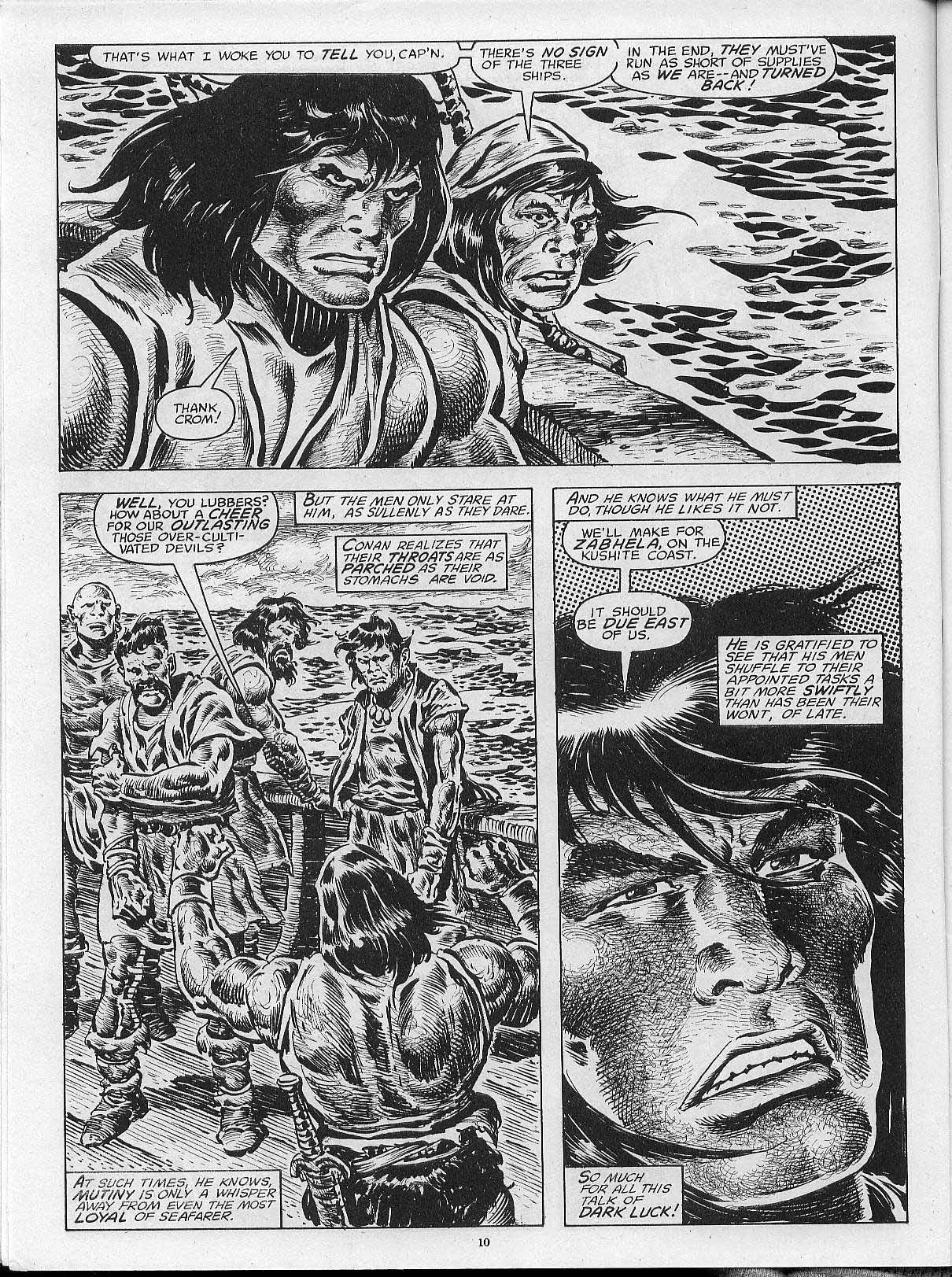 Read online The Savage Sword Of Conan comic -  Issue #202 - 12
