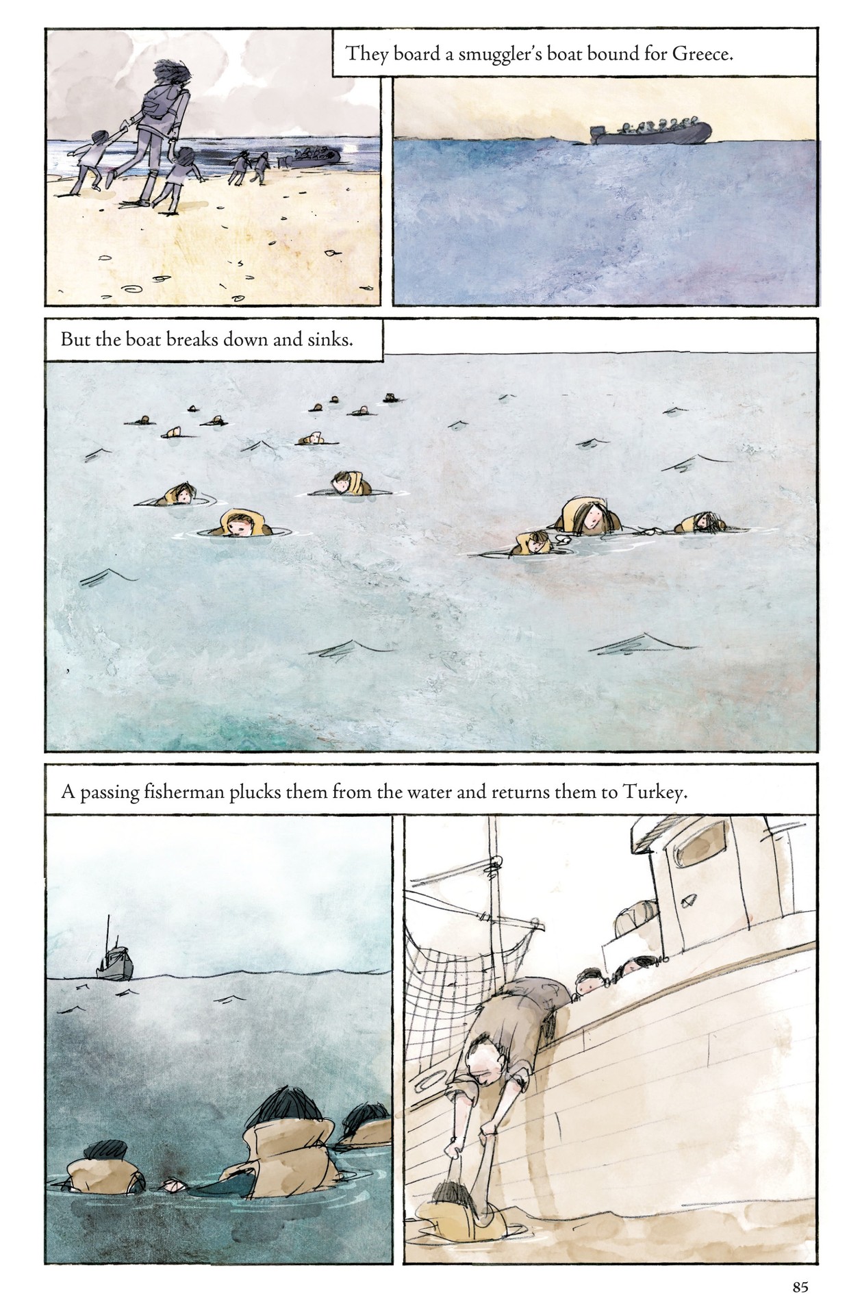 Read online The Unwanted: Stories of the Syrian Refugees comic -  Issue # TPB - 77