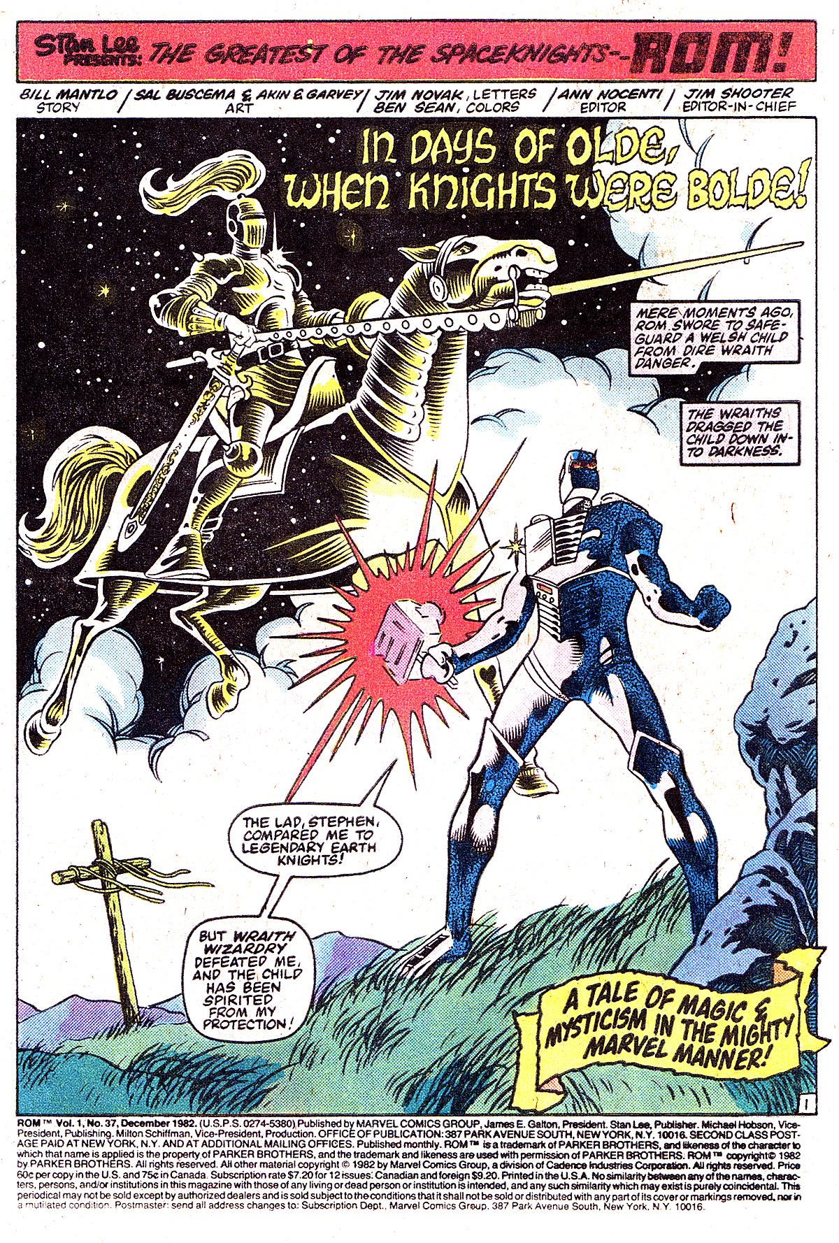 Read online ROM (1979) comic -  Issue #37 - 2