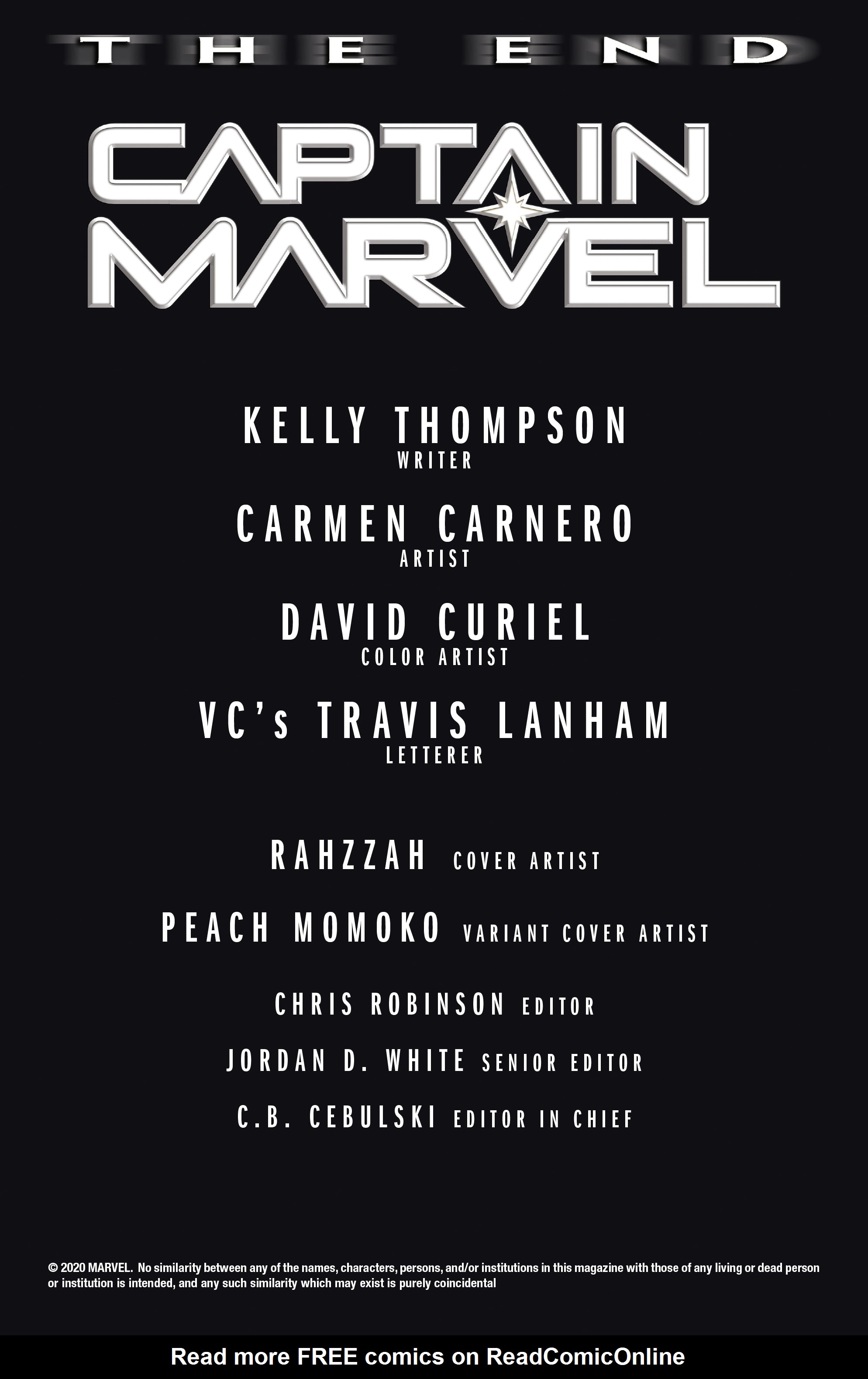 Read online Captain Marvel: The End comic -  Issue # Full - 30