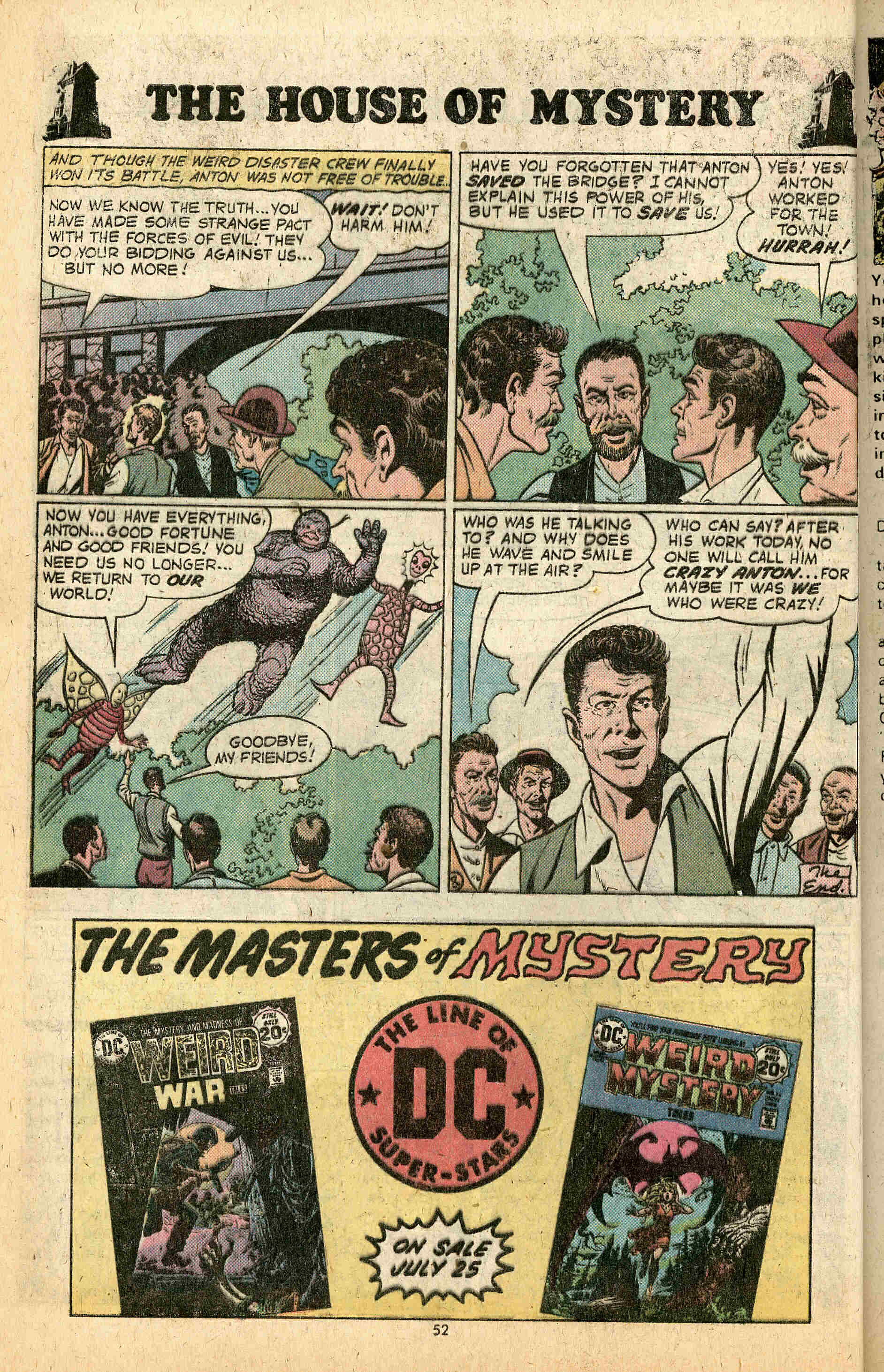 Read online House of Mystery (1951) comic -  Issue #227 - 52