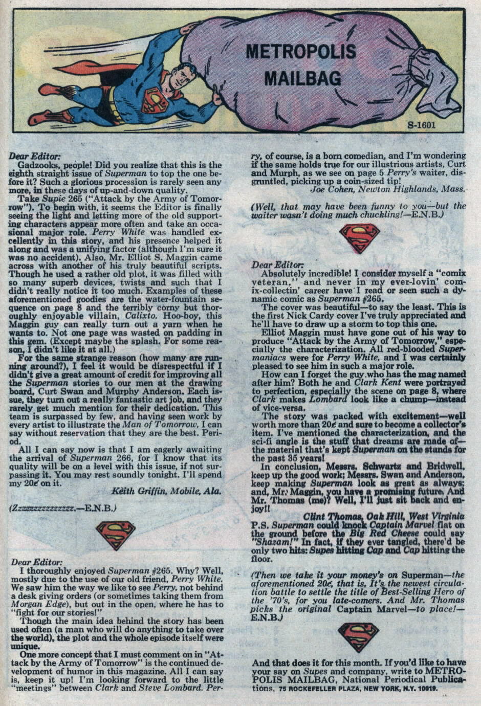 Read online Superman (1939) comic -  Issue #269 - 22