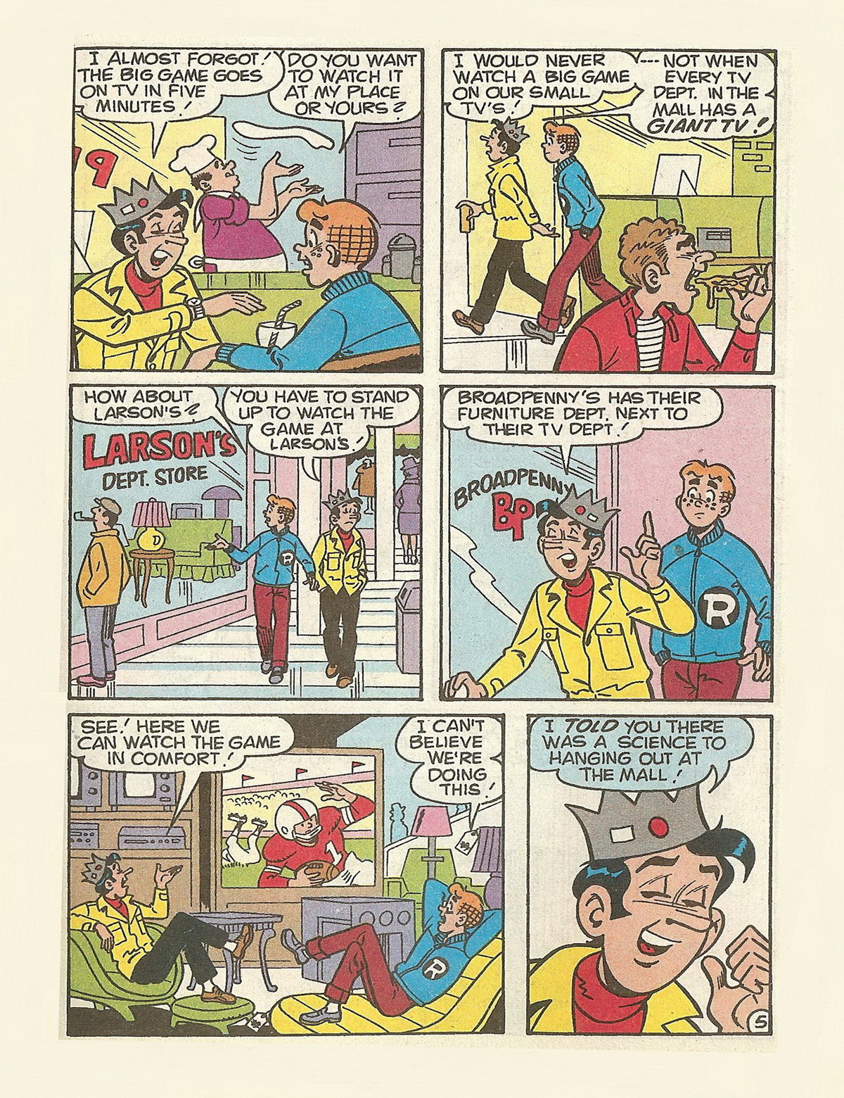 Read online Archie's Pals 'n' Gals Double Digest Magazine comic -  Issue #11 - 135