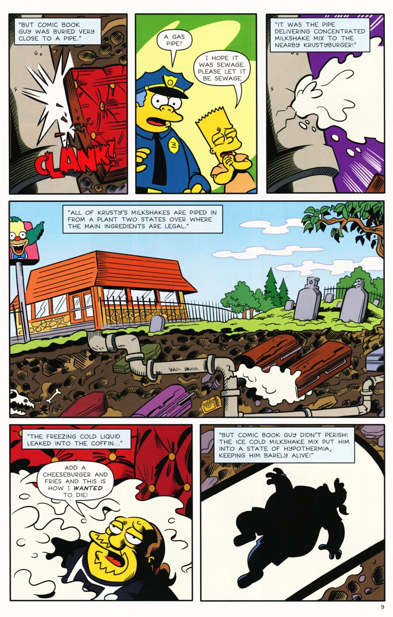 Read online Bongo Comics presents Comic Book Guy: The Comic Book comic -  Issue #5 - 11