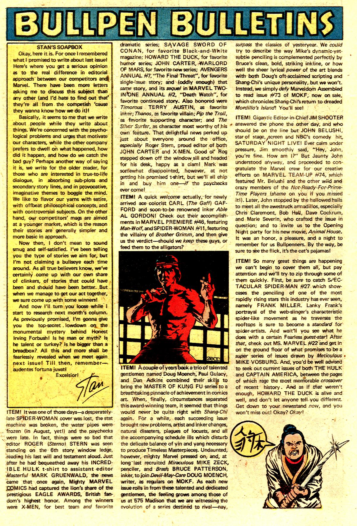 Read online Tarzan (1977) comic -  Issue #21 - 17