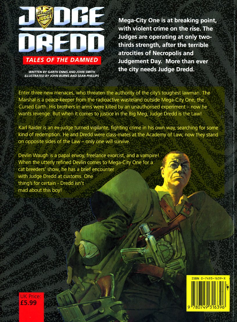 Read online Judge Dredd [Collections - Hamlyn | Mandarin] comic -  Issue # TPB Tales of the Damned - 68