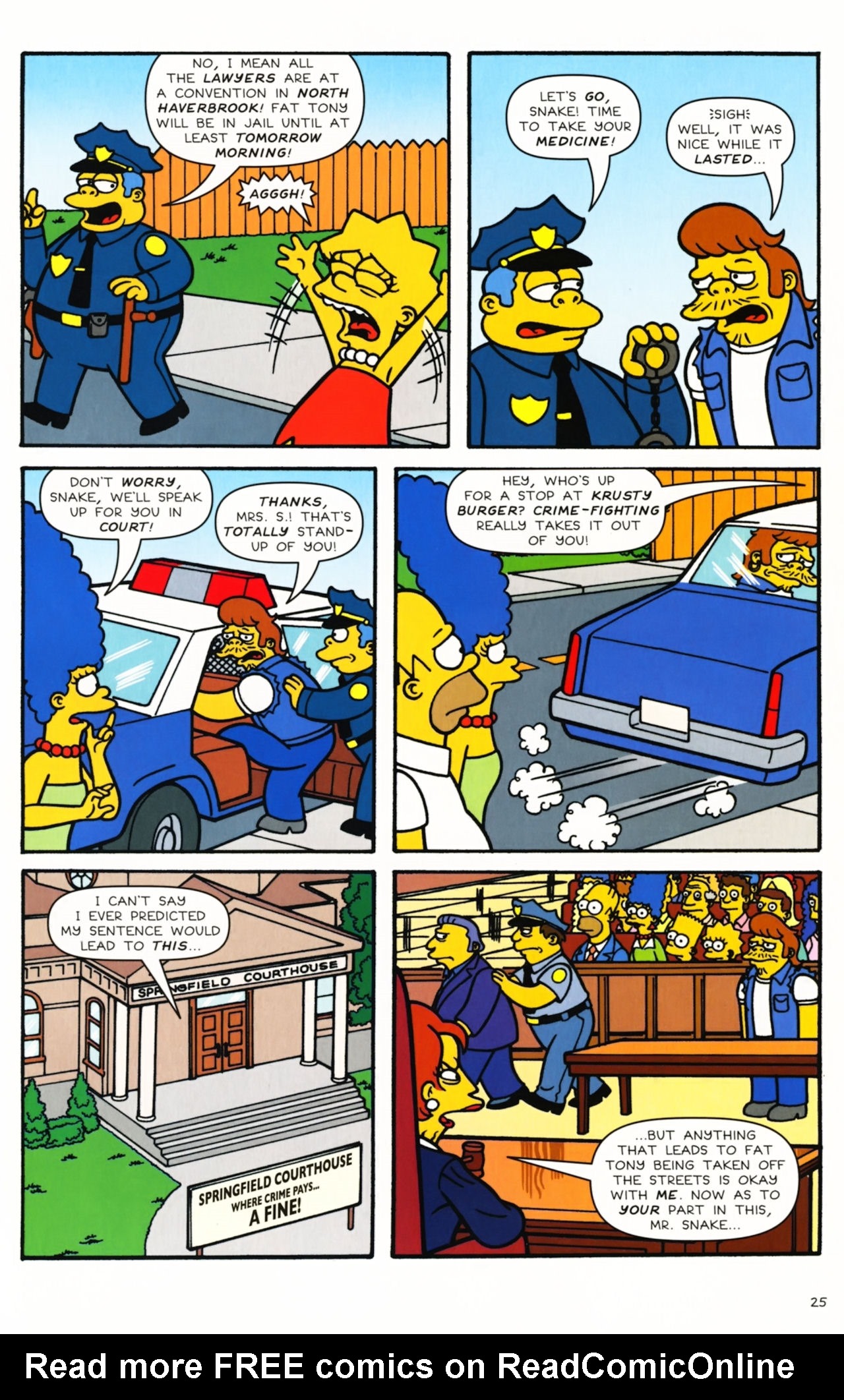 Read online Simpsons Comics comic -  Issue #167 - 25