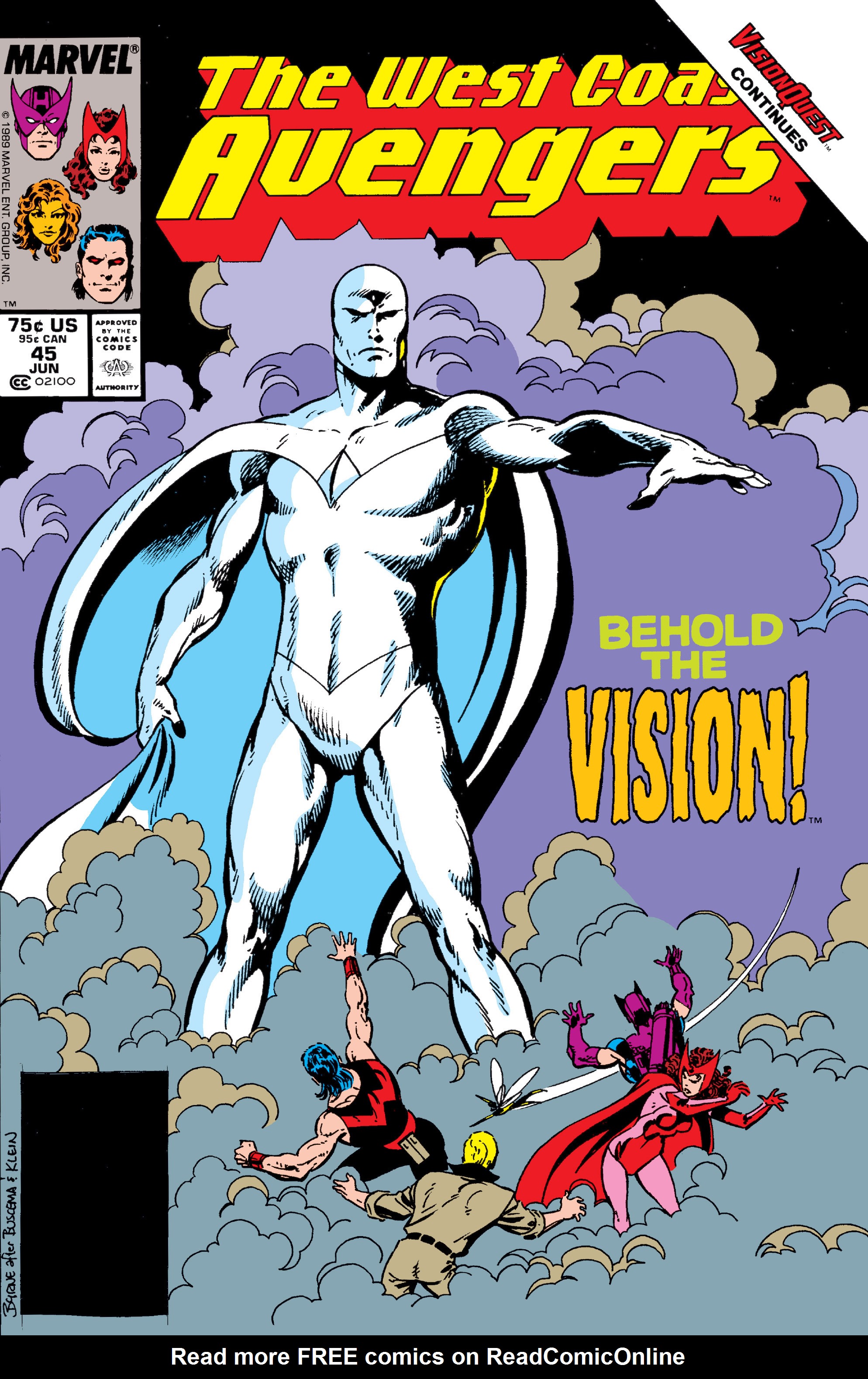 Read online West Coast Avengers (1985) comic -  Issue #45 - 1