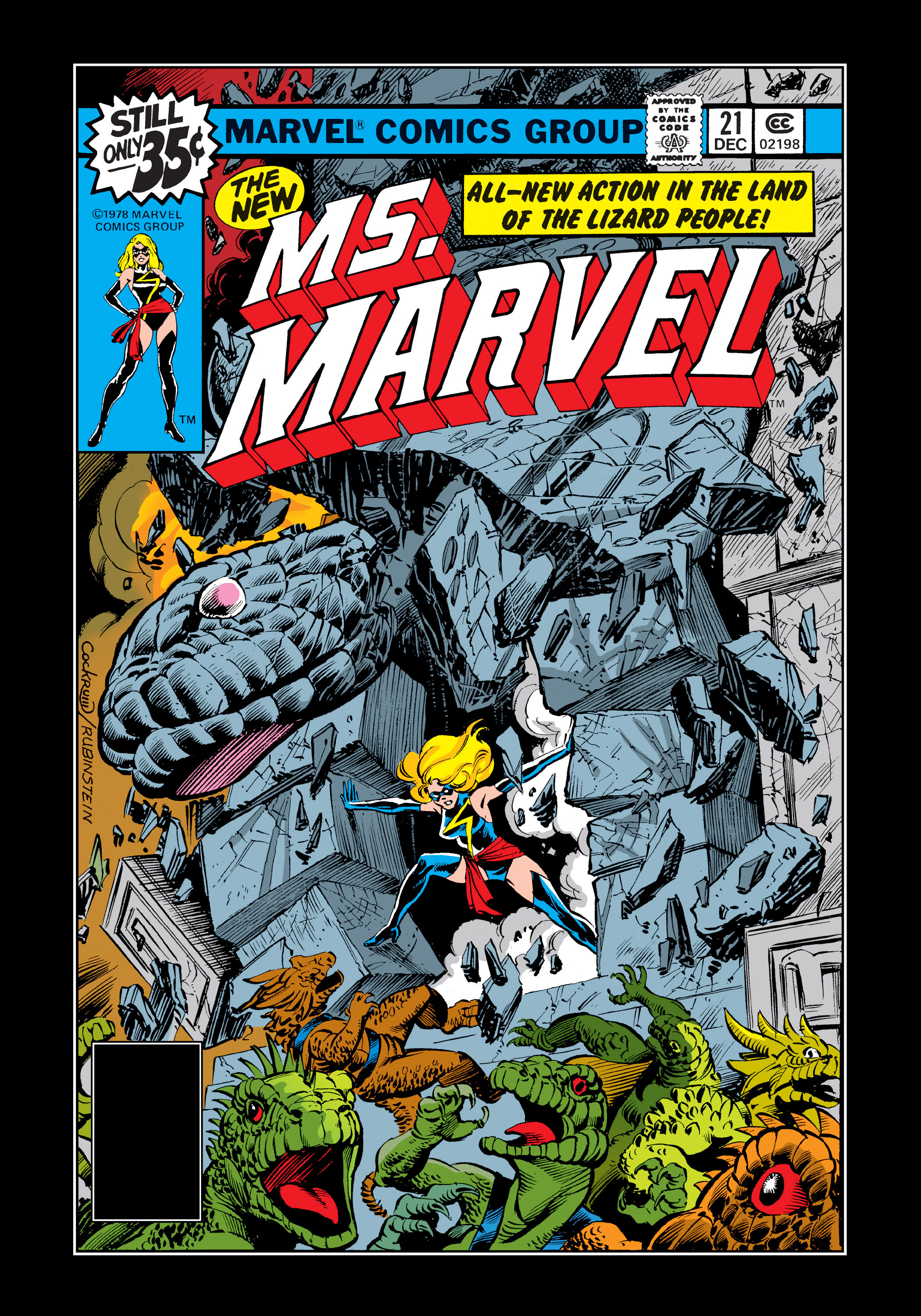 Read online Ms. Marvel (1977) comic -  Issue #21 - 1
