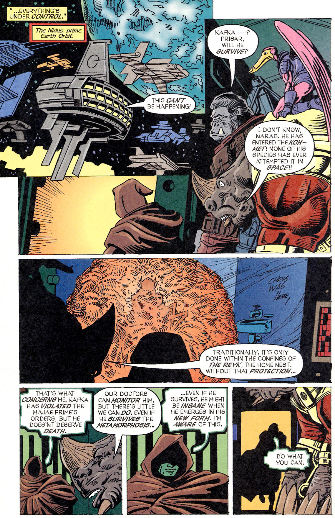 Read online Leonard Nimoy's Primortals (1996) comic -  Issue #8 - 8