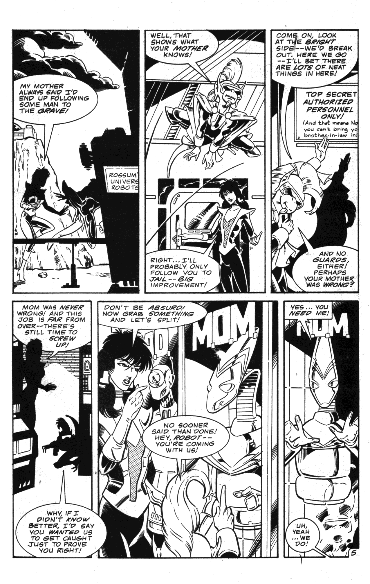 Read online Aristocratic Xtraterrestrial Time-Traveling Thieves comic -  Issue #3 - 7