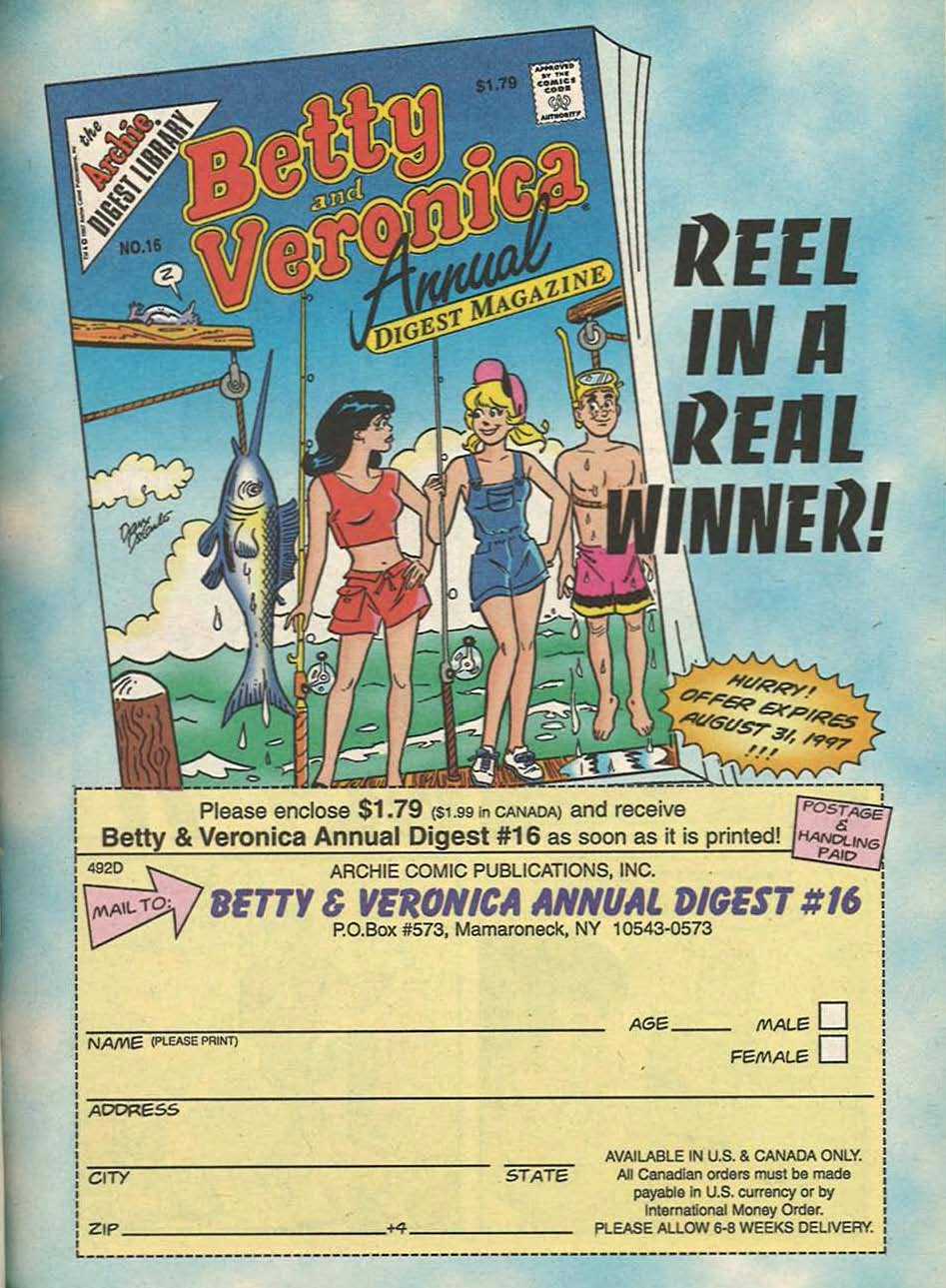 Read online Archie Digest Magazine comic -  Issue #149 - 19