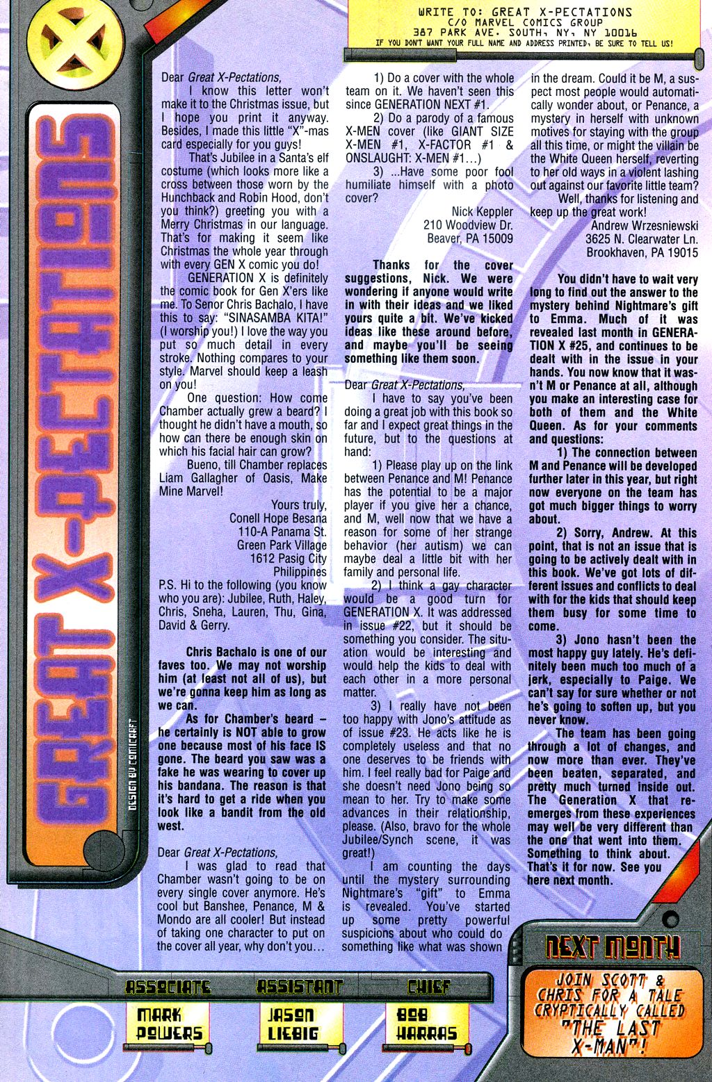 Read online Generation X comic -  Issue #26 - 25