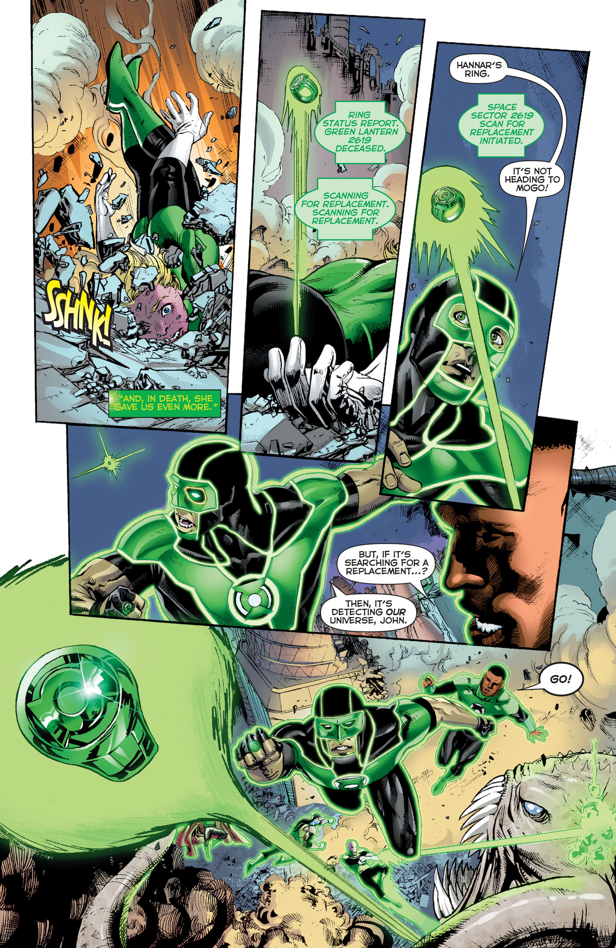 Read online Green Lantern Corps: Edge of Oblivion comic -  Issue #6 - 8
