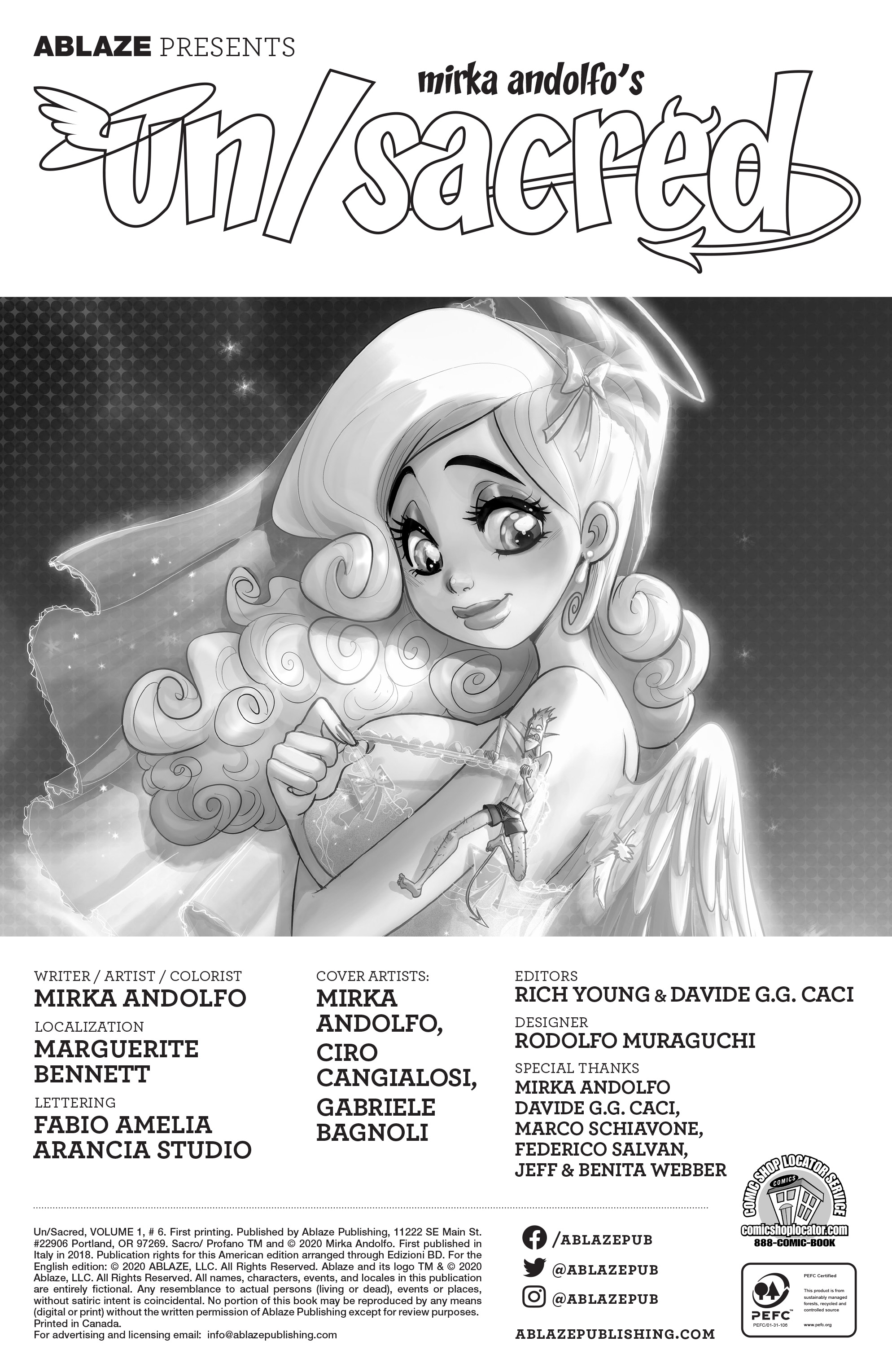 Read online Mirka Andolfo Un/Sacred comic -  Issue #6 - 2