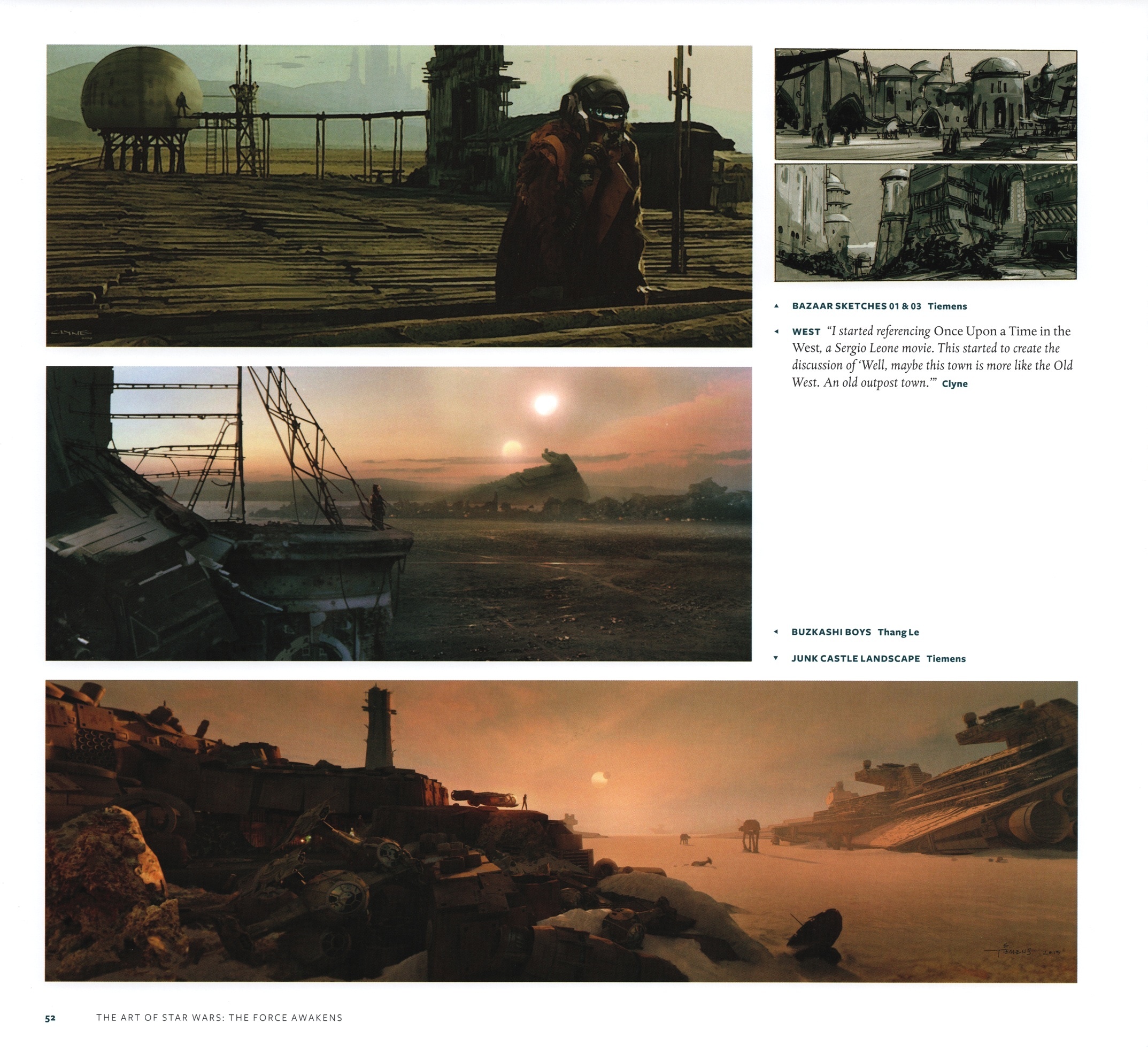 Read online Star Wars: The Art of Star Wars: The Force Awakens comic -  Issue # TPB (Part 1) - 56