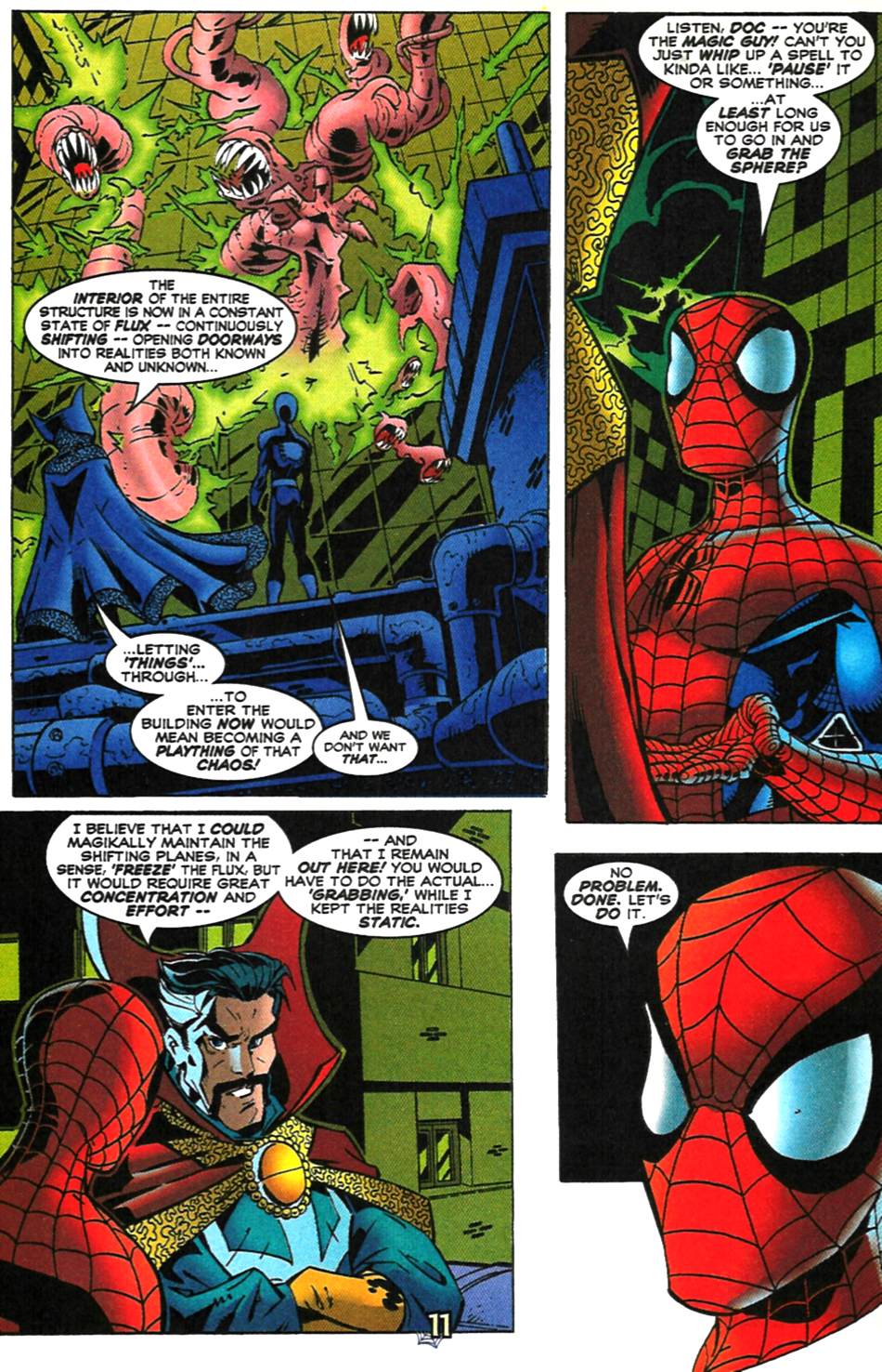Read online The Sensational Spider-Man (1996) comic -  Issue #22 - 12
