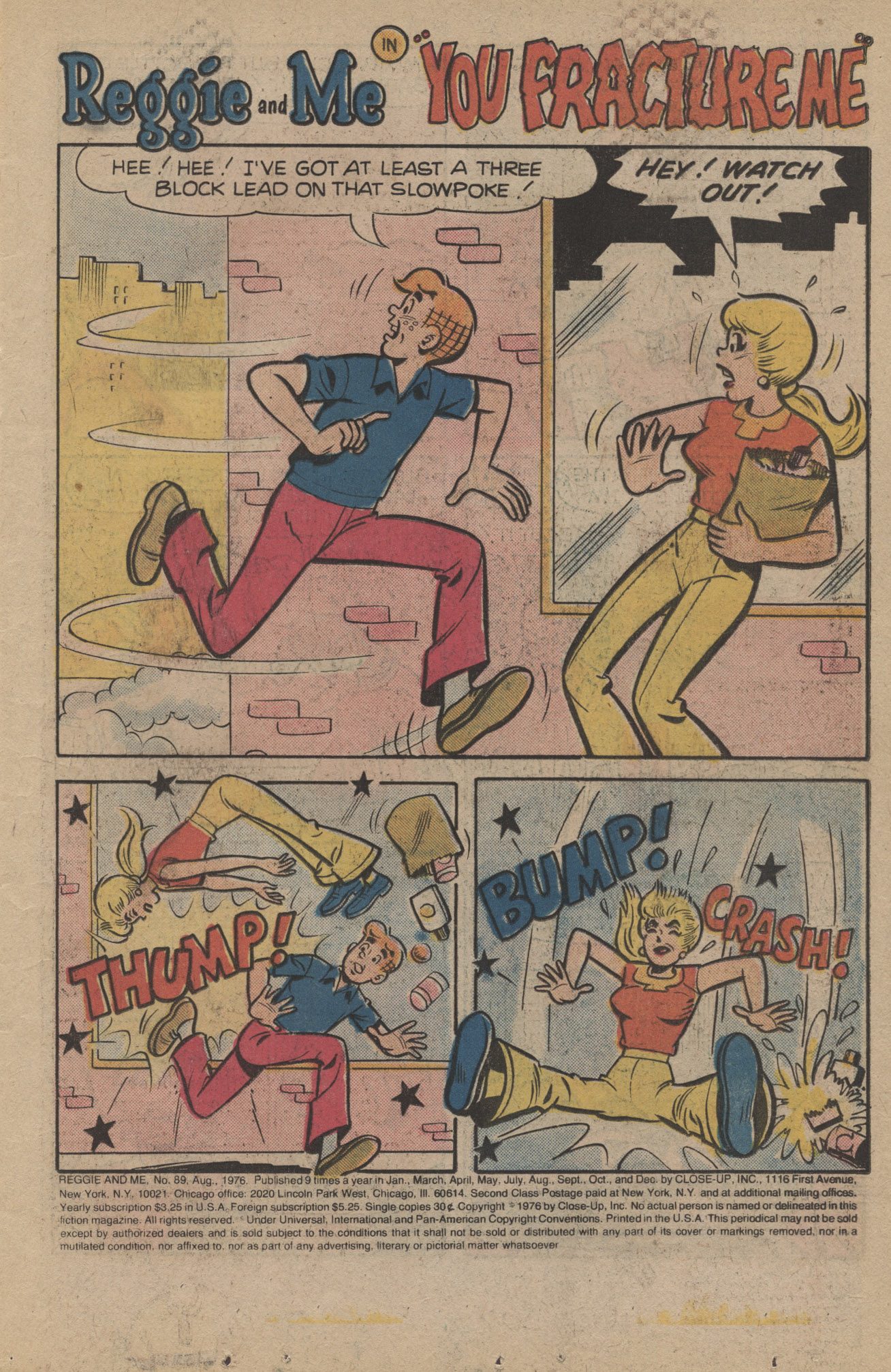 Read online Reggie and Me (1966) comic -  Issue #89 - 3