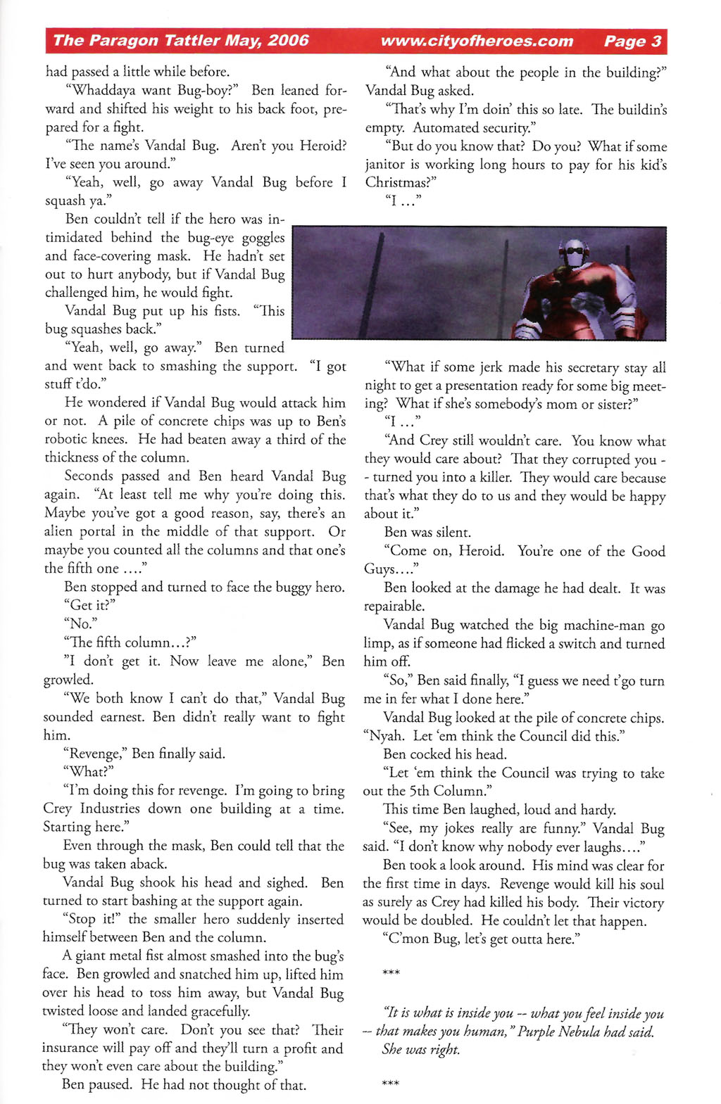 Read online City of Heroes (2005) comic -  Issue #12 - 26