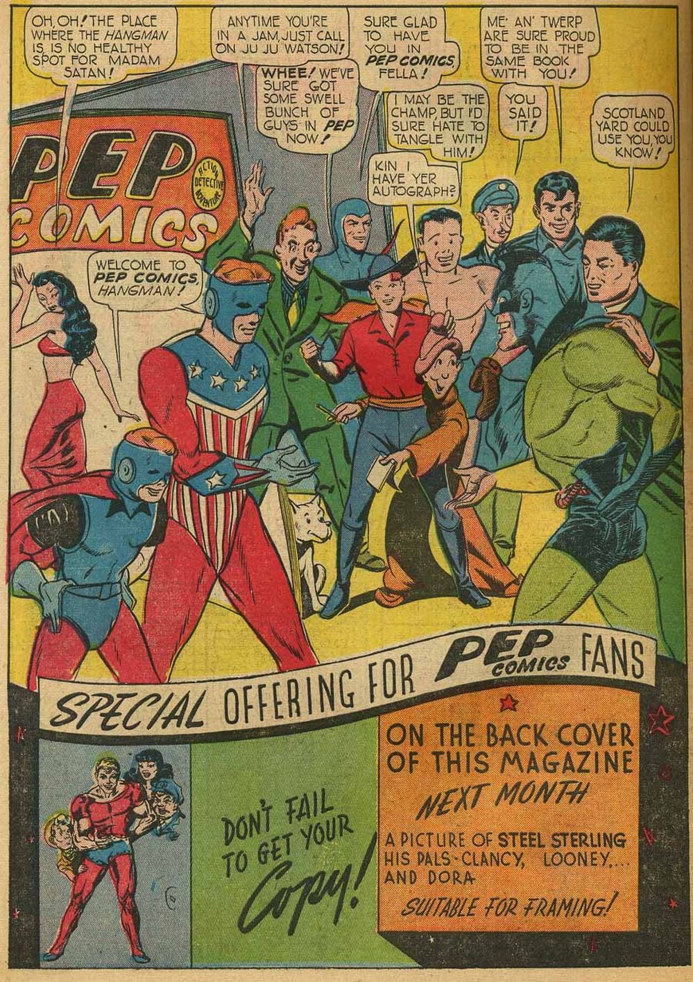 Read online Pep Comics comic -  Issue #17 - 55