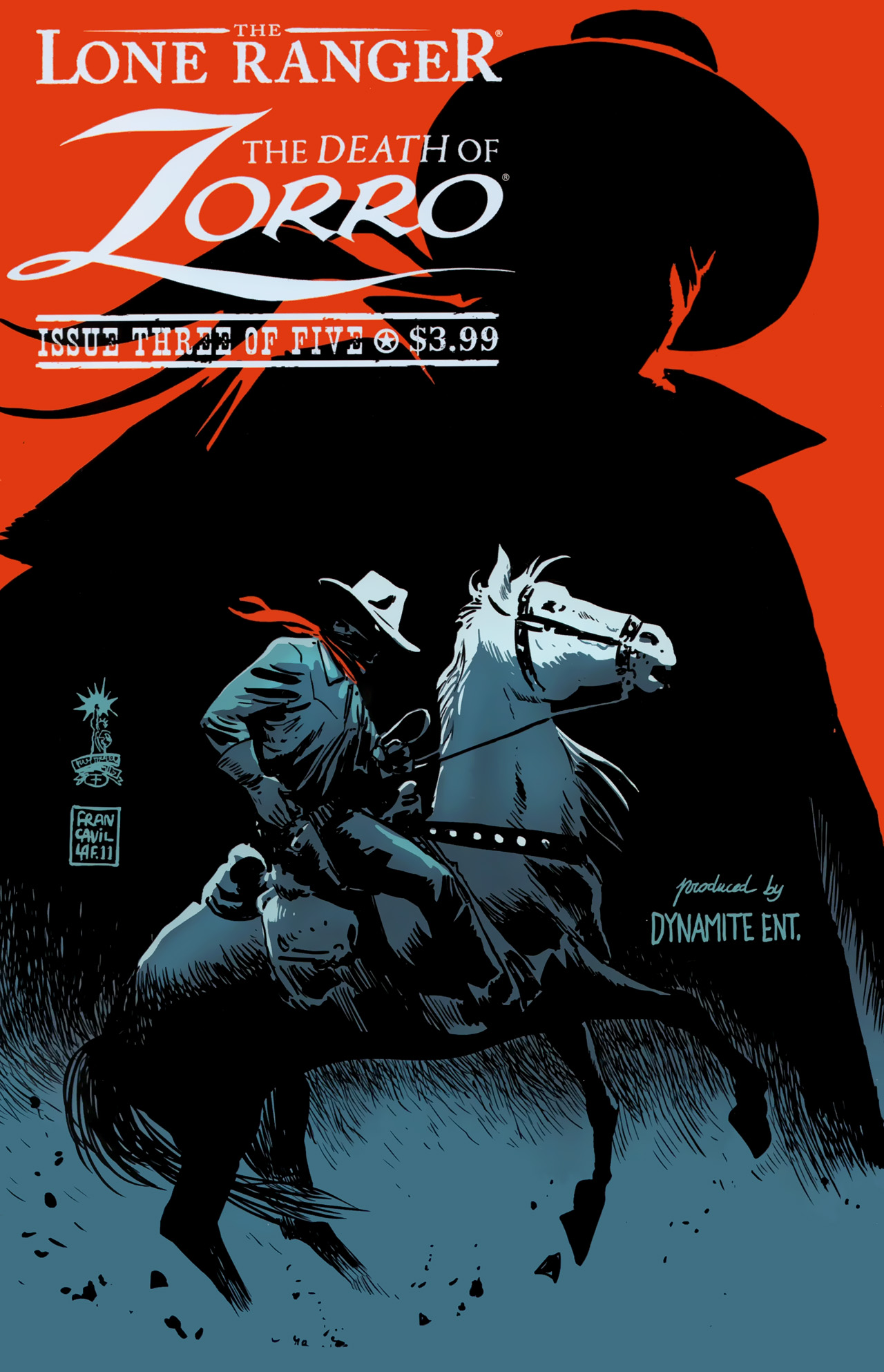 Read online The Lone Ranger & Zorro: The Death of Zorro comic -  Issue #3 - 1
