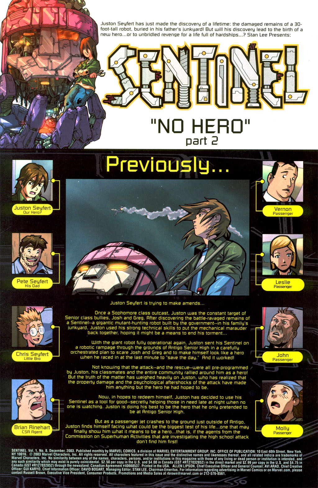 Read online Sentinel comic -  Issue #8 - 2