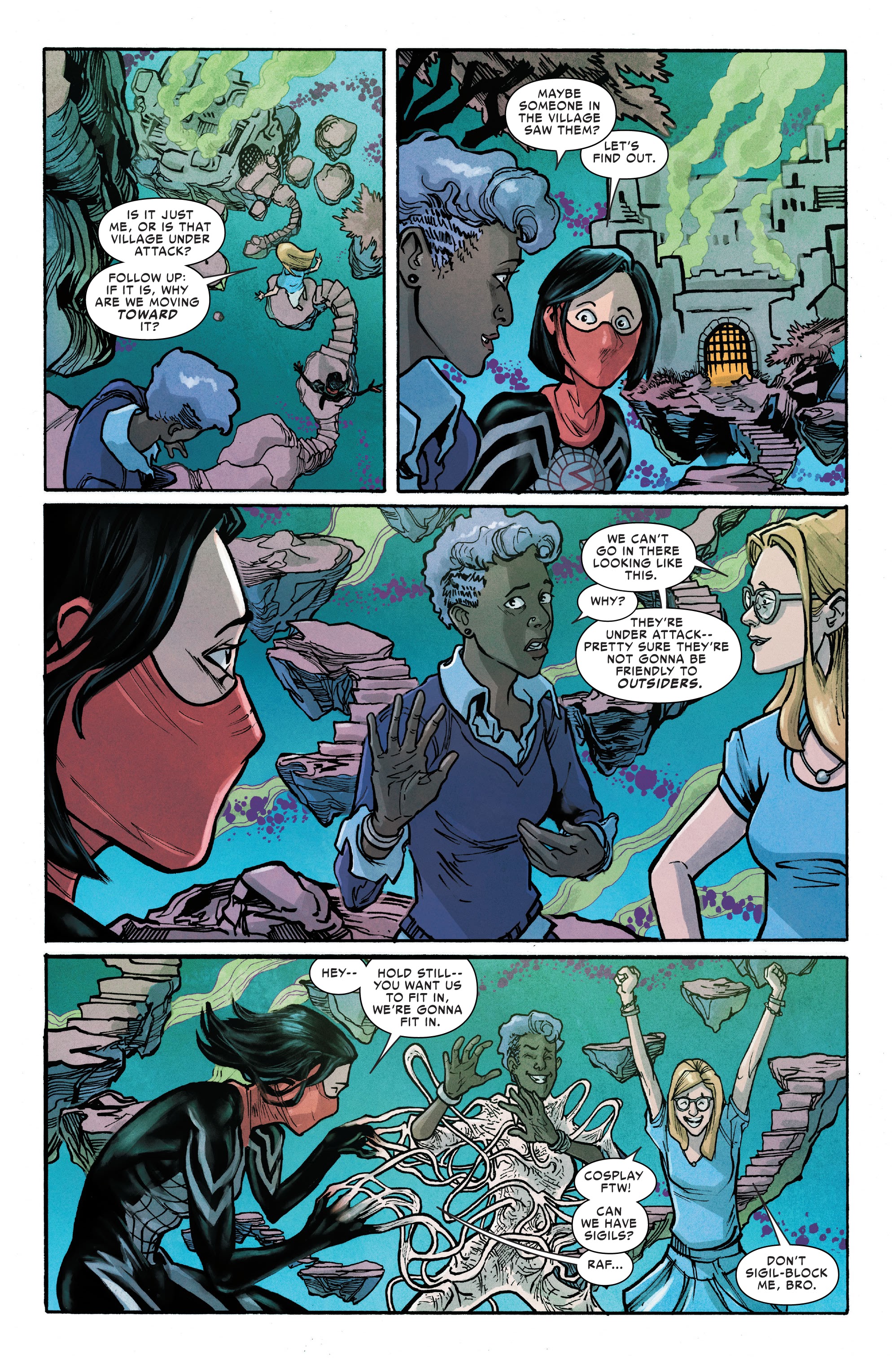 Read online Silk: Out of the Spider-Verse comic -  Issue # TPB 3 (Part 1) - 76