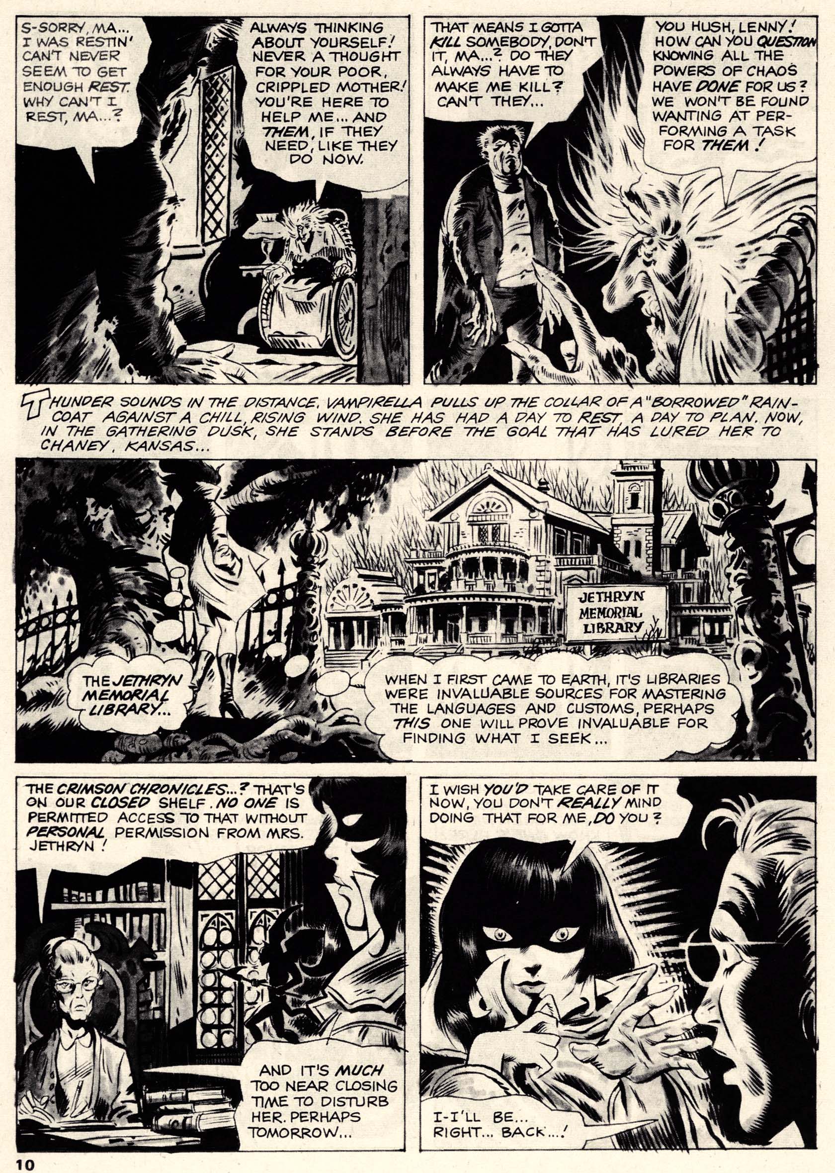 Read online Vampirella (1969) comic -  Issue #9 - 10