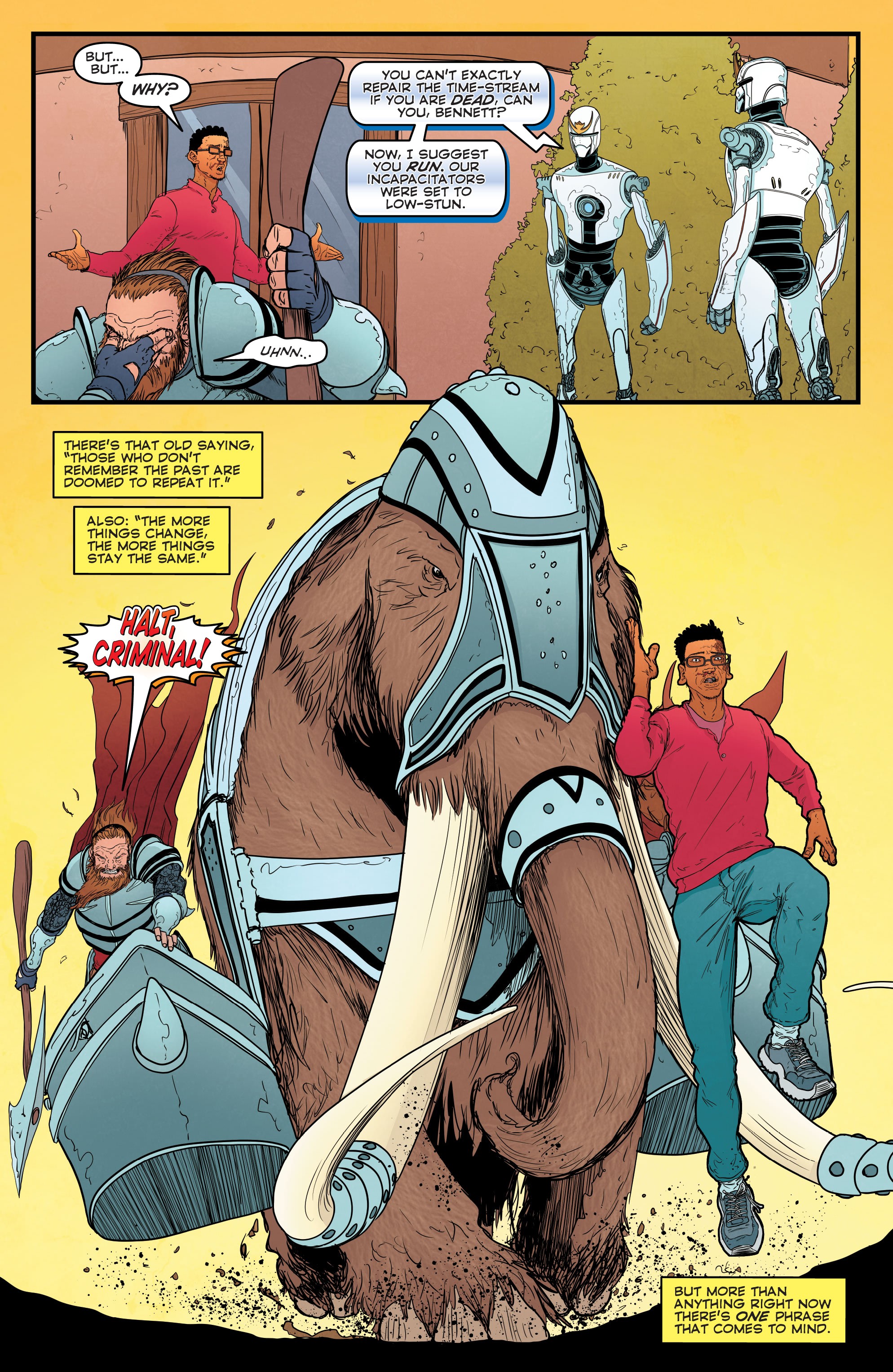Read online The Man Who Effed Up Time comic -  Issue #3 - 11