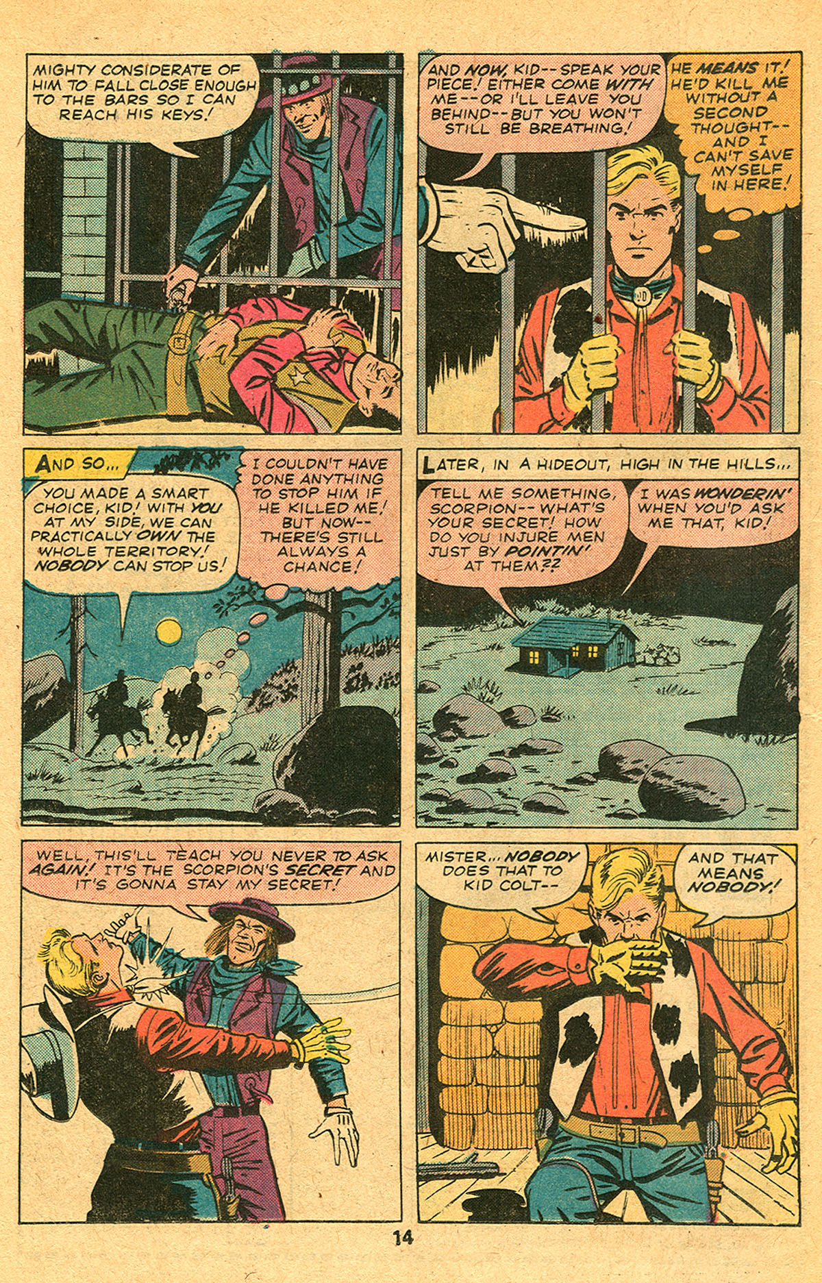 Read online Kid Colt Outlaw comic -  Issue #193 - 16