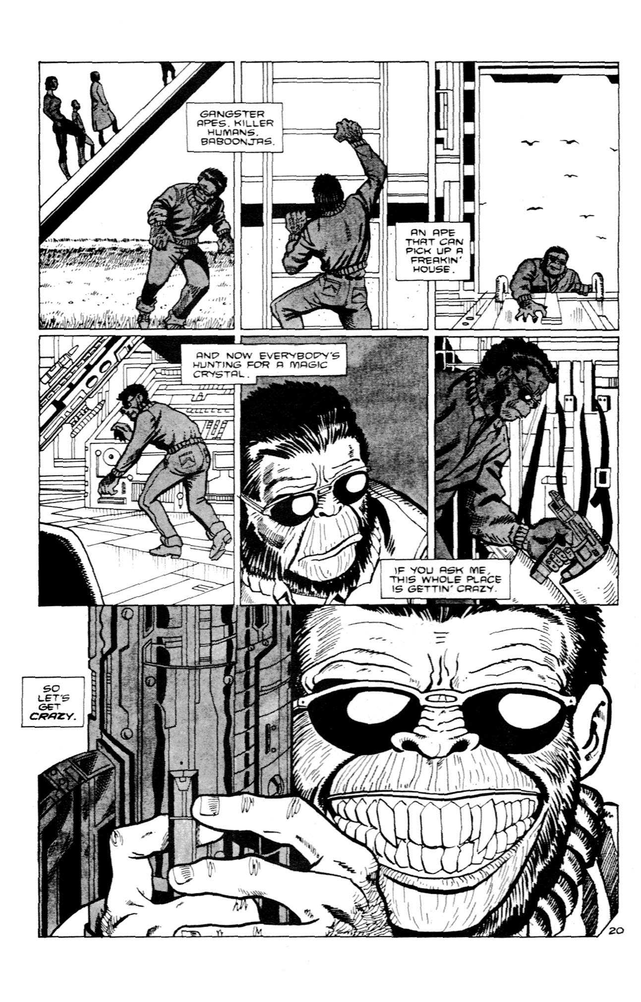 Read online Ape City comic -  Issue #2 - 22