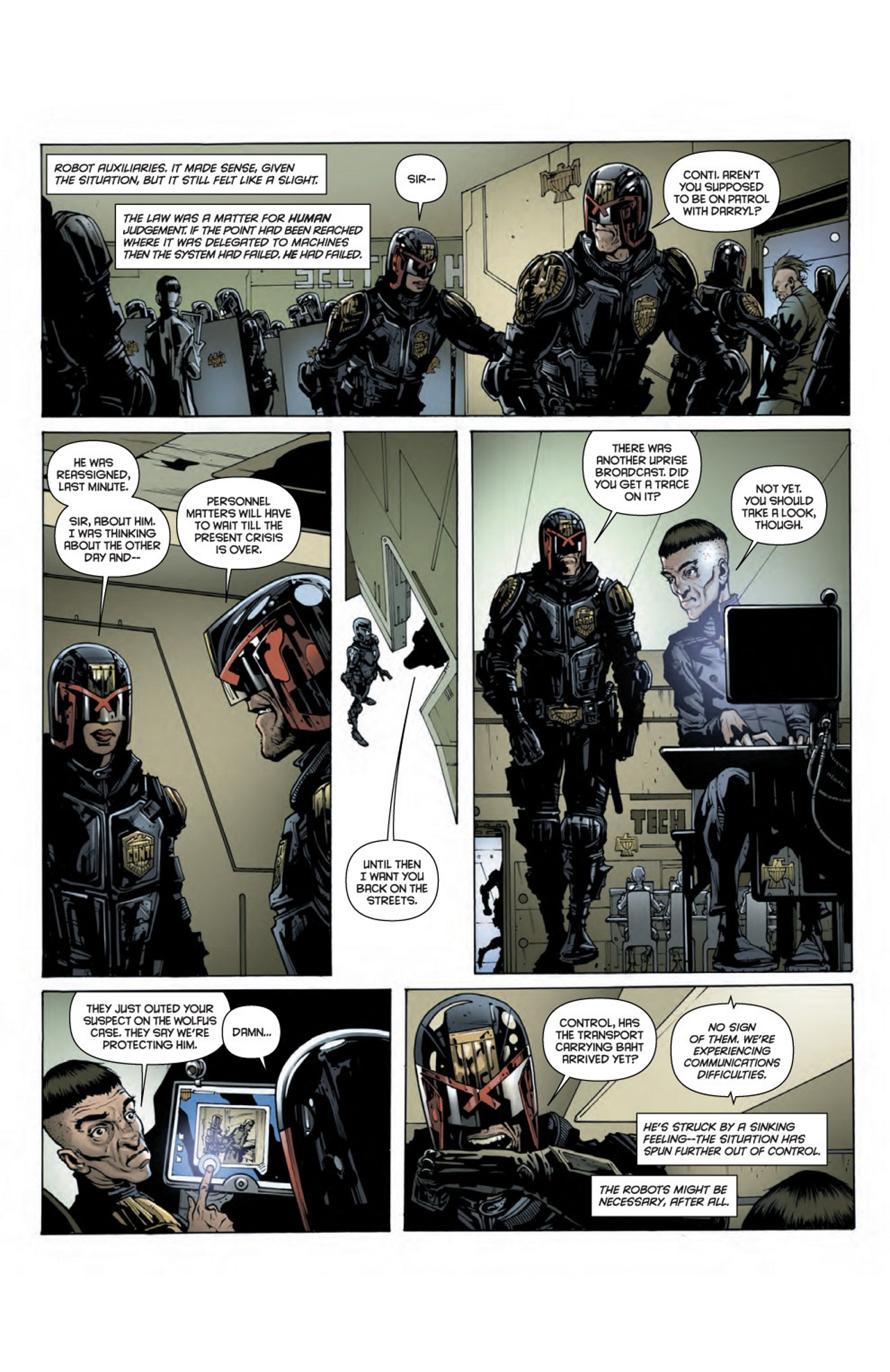 Read online Dredd: Uprise comic -  Issue #1 - 32