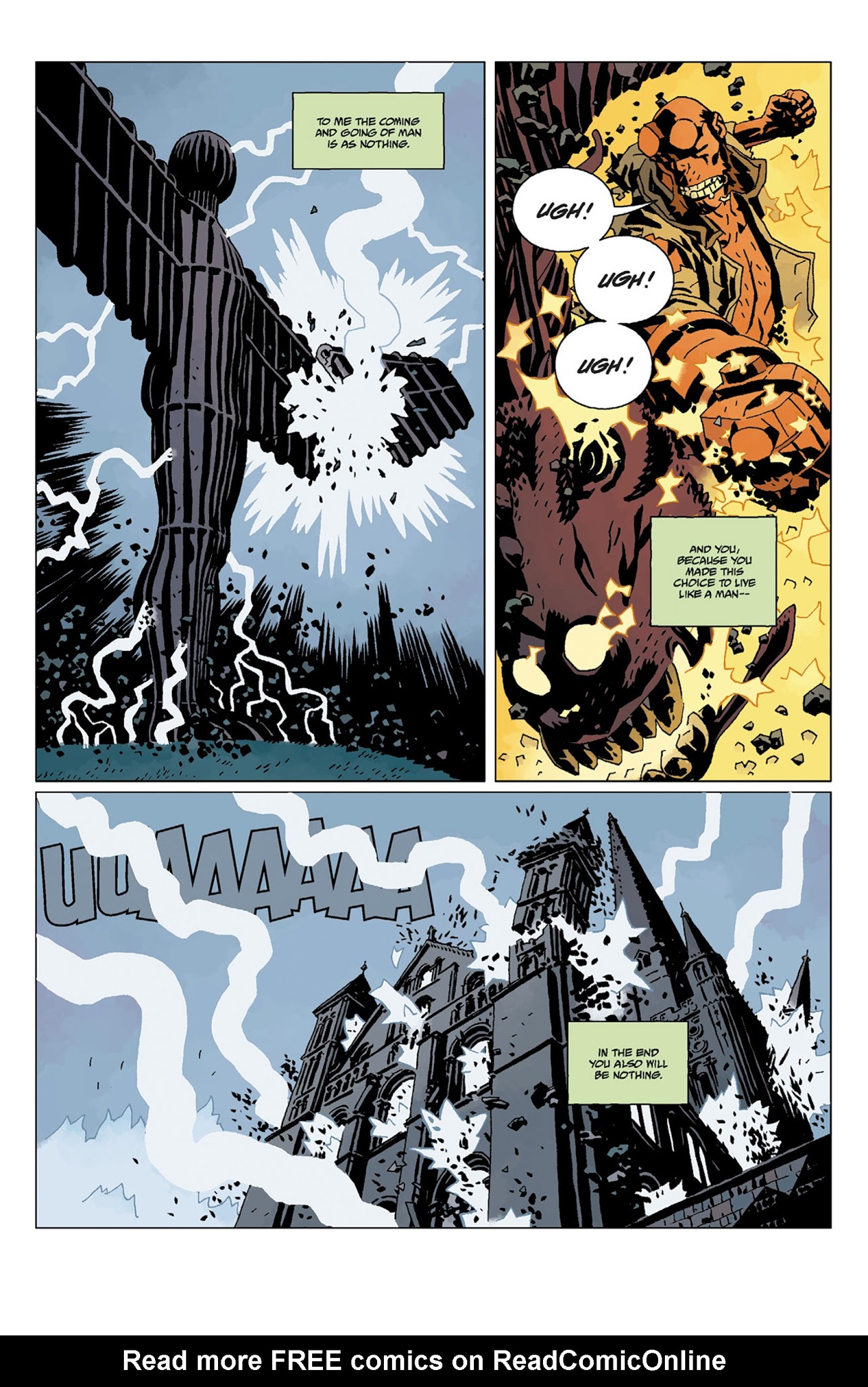 Read online Hellboy: The Storm And The Fury comic -  Issue # TPB - 127