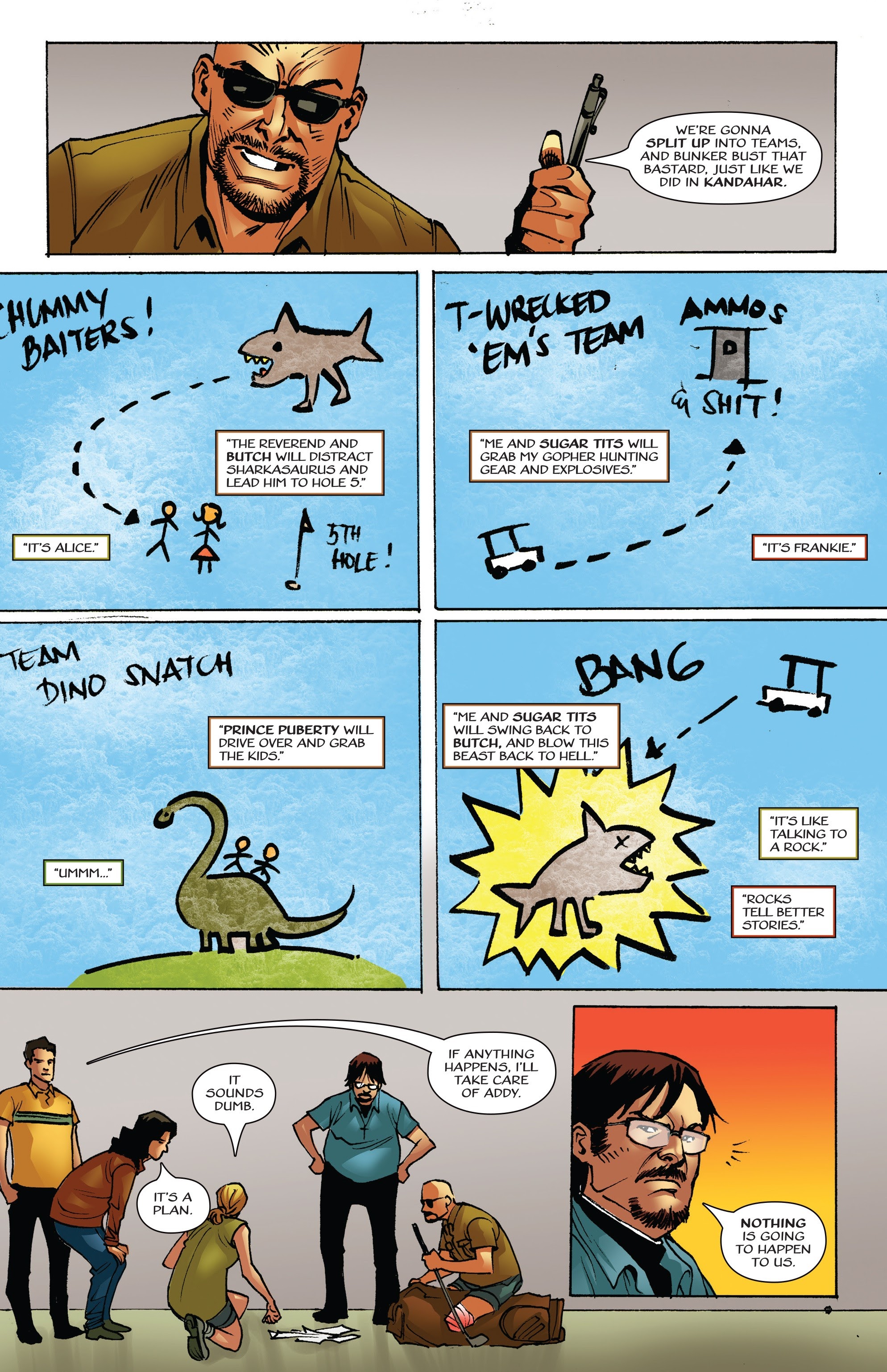 Read online Sharkasaurus comic -  Issue # TPB - 54