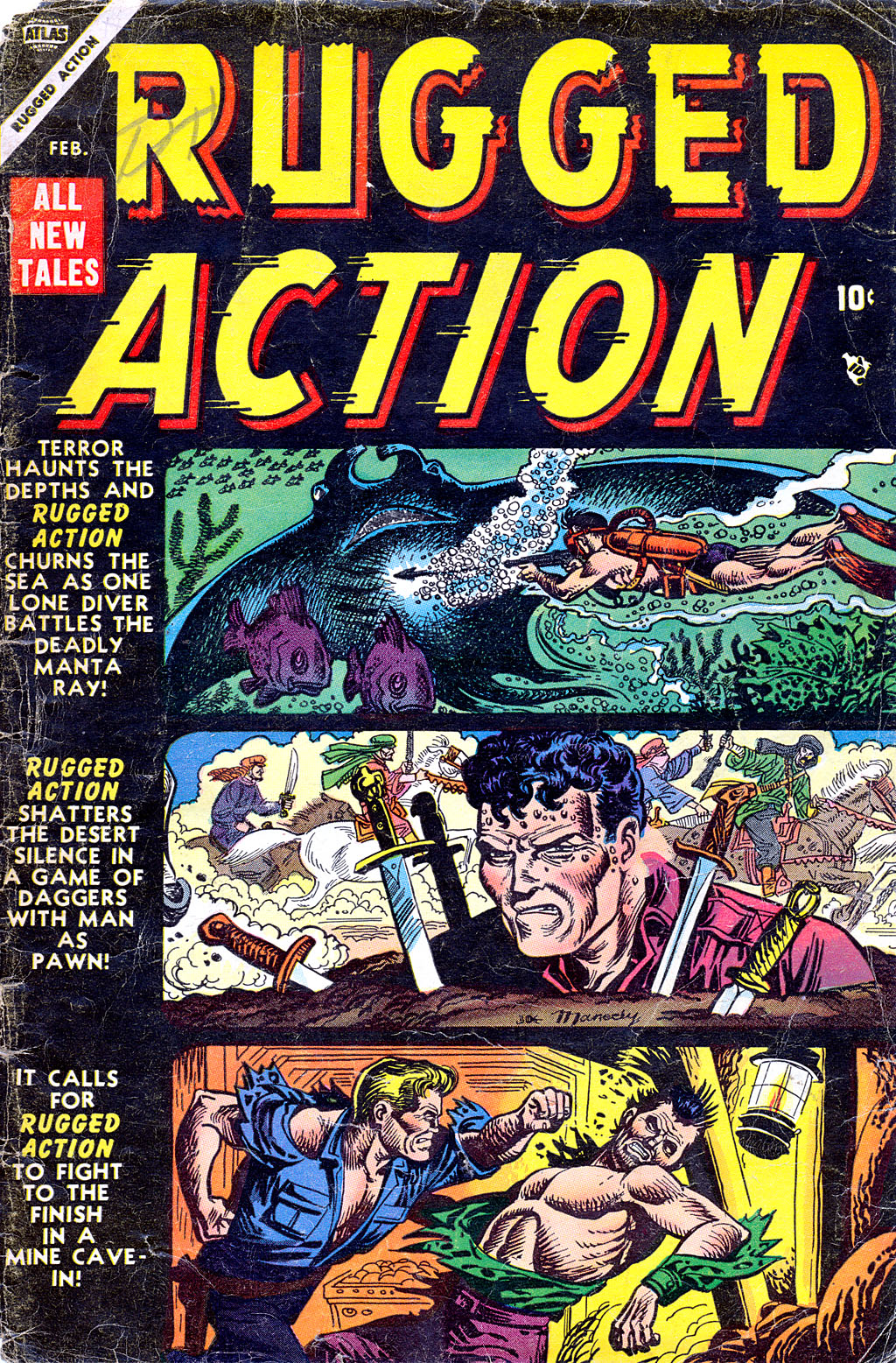 Read online Rugged Action comic -  Issue #2 - 1