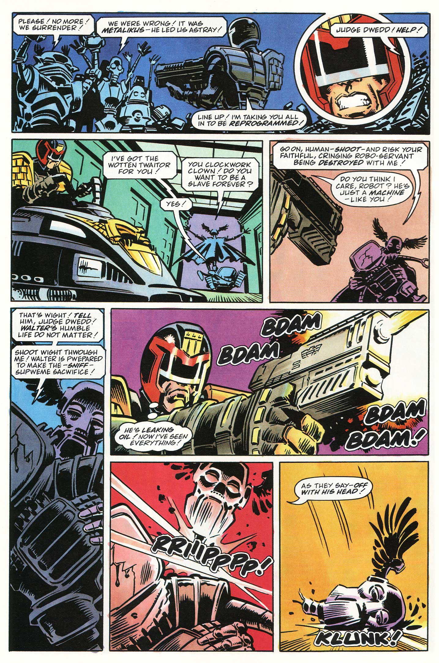 Read online Judge Dredd Lawman of the Future comic -  Issue #7 - 14