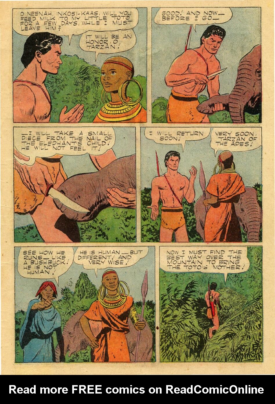 Read online Tarzan (1948) comic -  Issue #76 - 11