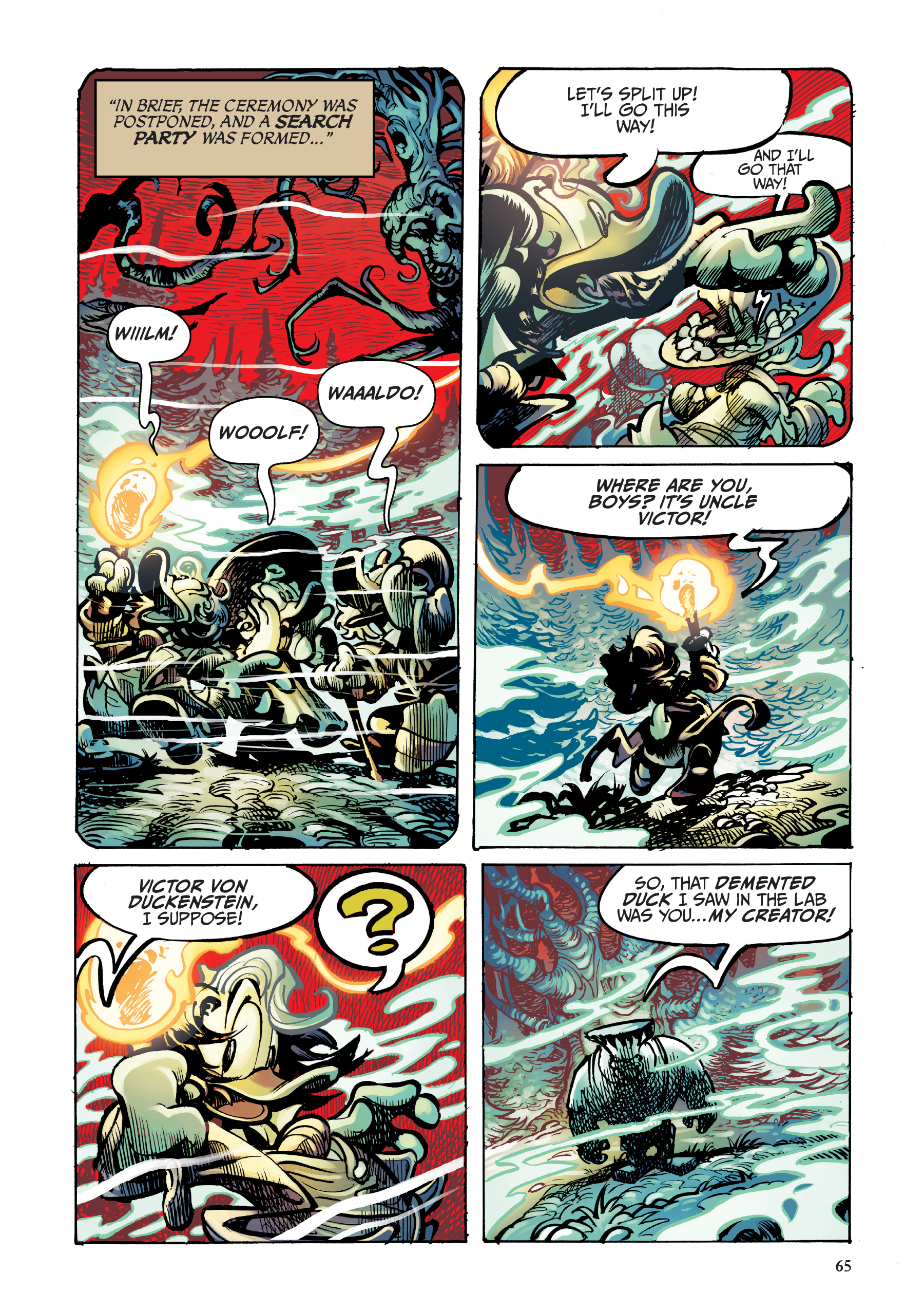Read online Disney Frankenstein, Starring Donald Duck comic -  Issue # TPB - 65