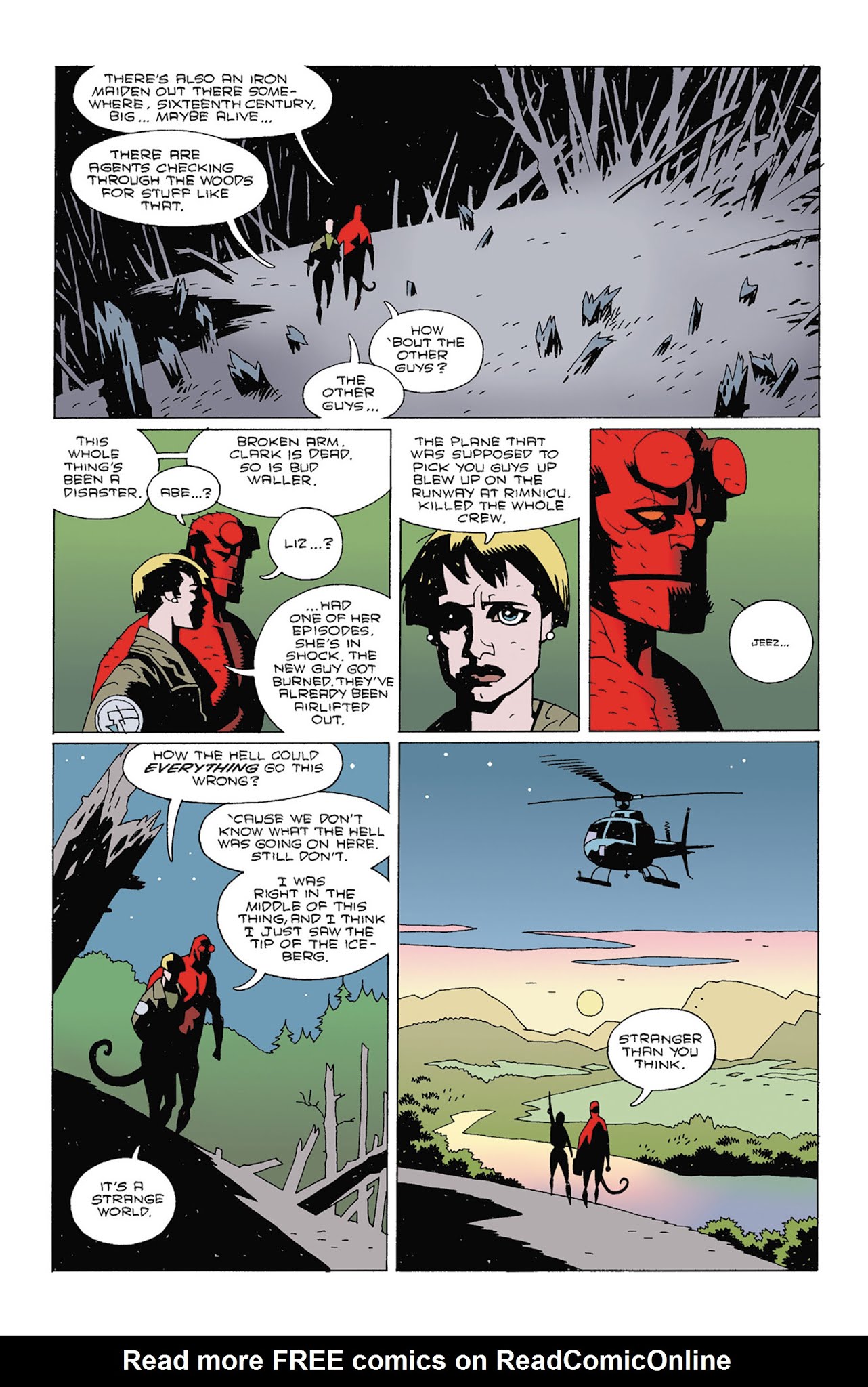 Read online Hellboy: Wake the Devil comic -  Issue # _TPB - 126