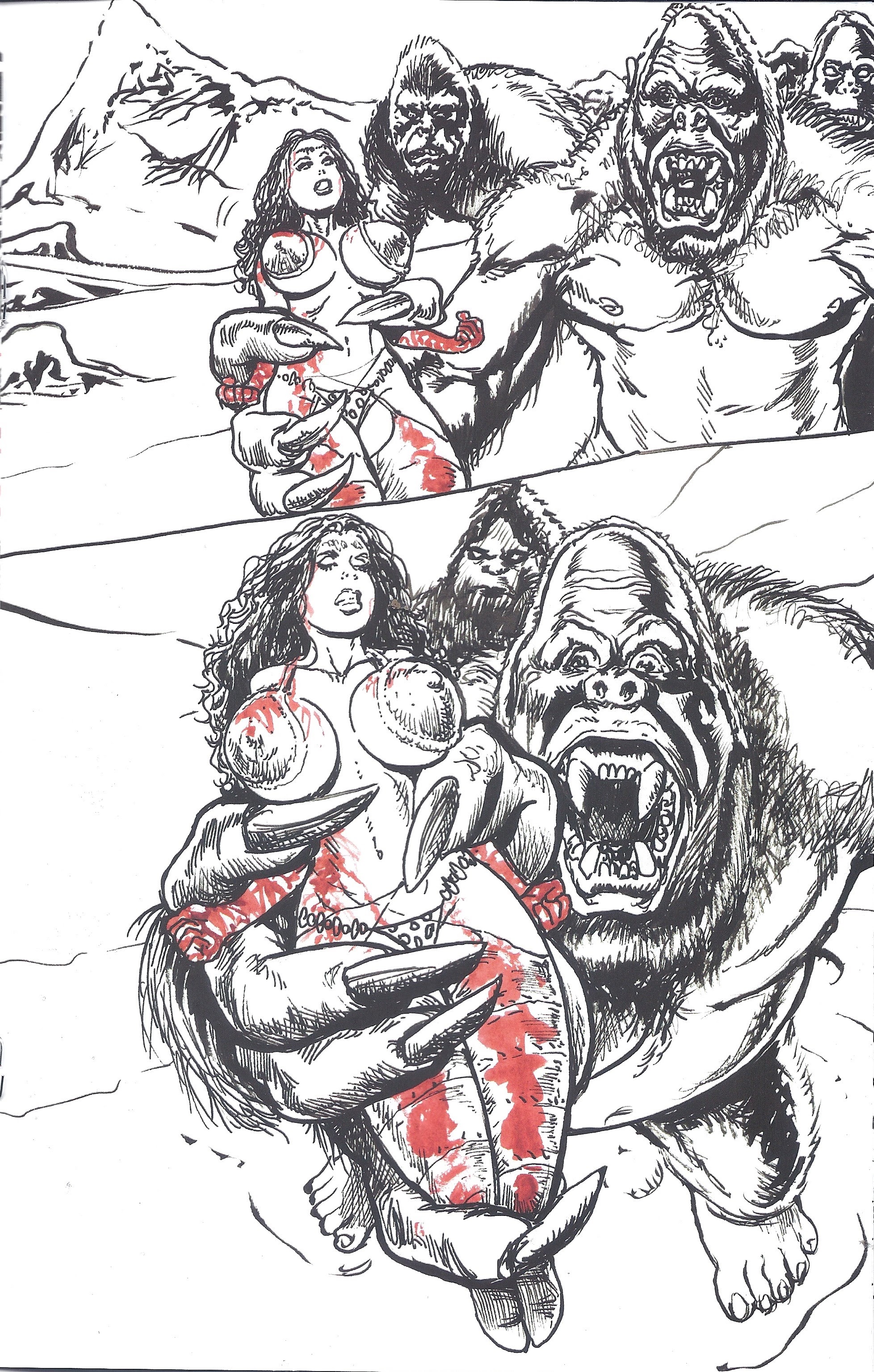 Read online Cavewoman: Freakin' Yetis comic -  Issue # Full - 23